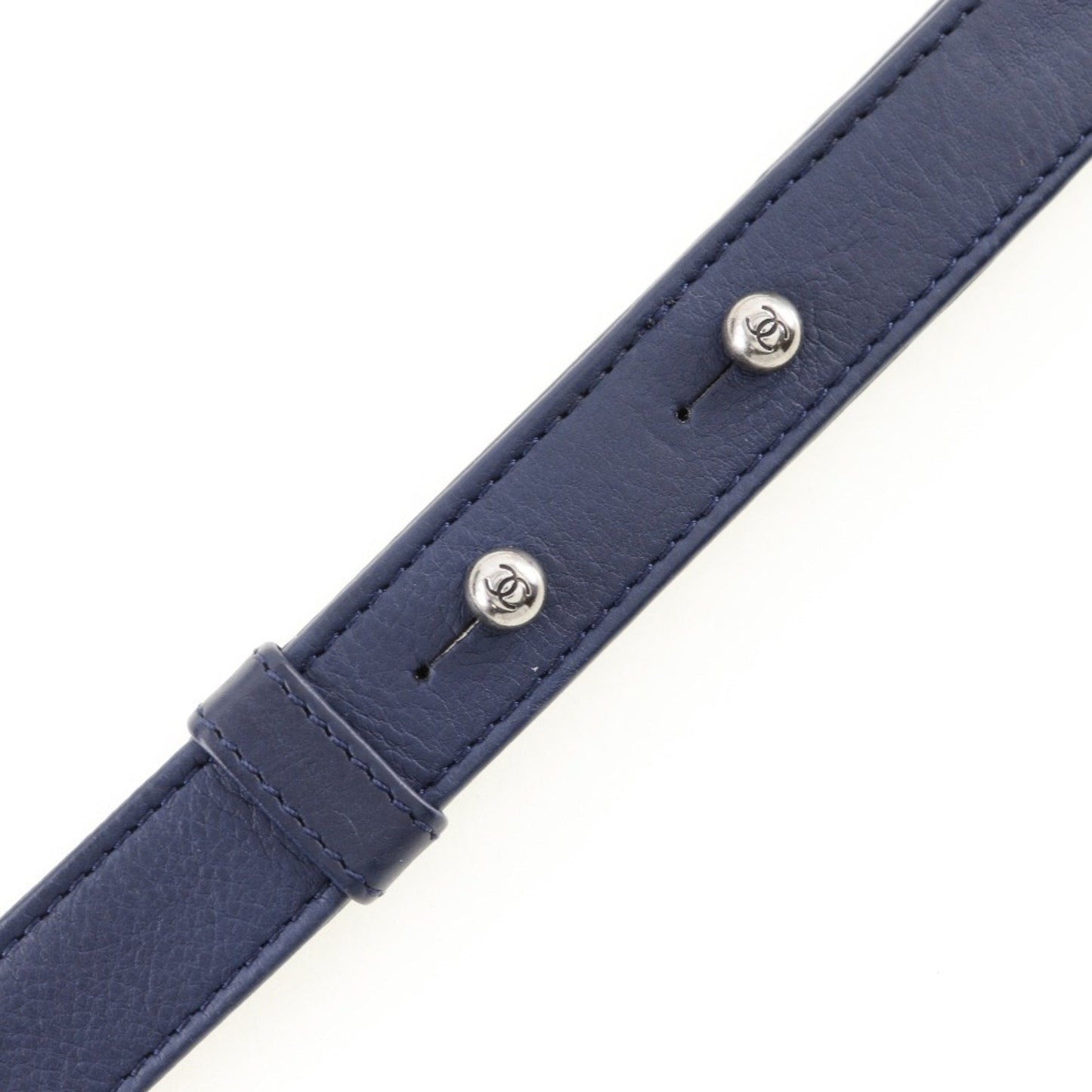 Chanel Sac Boy en cuir bleu