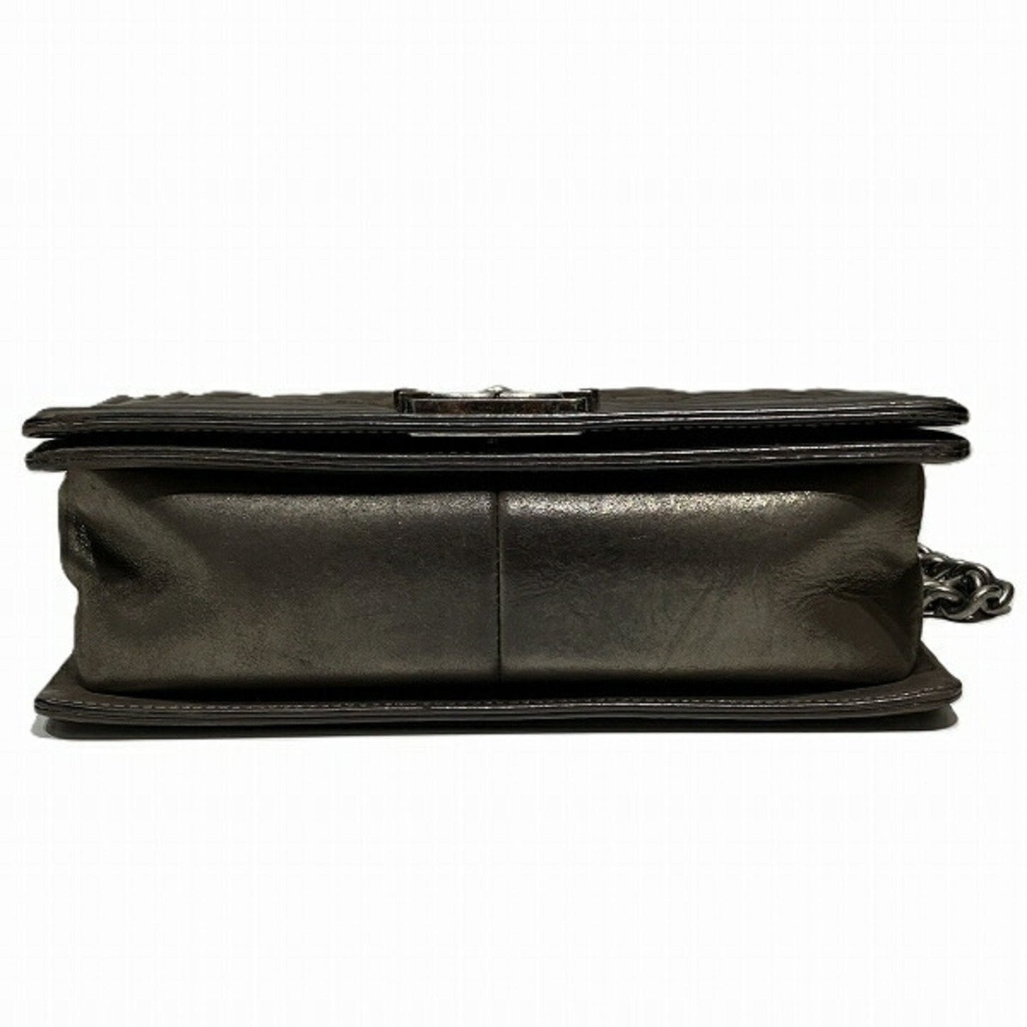 Chanel Sac Boy en cuir dor
