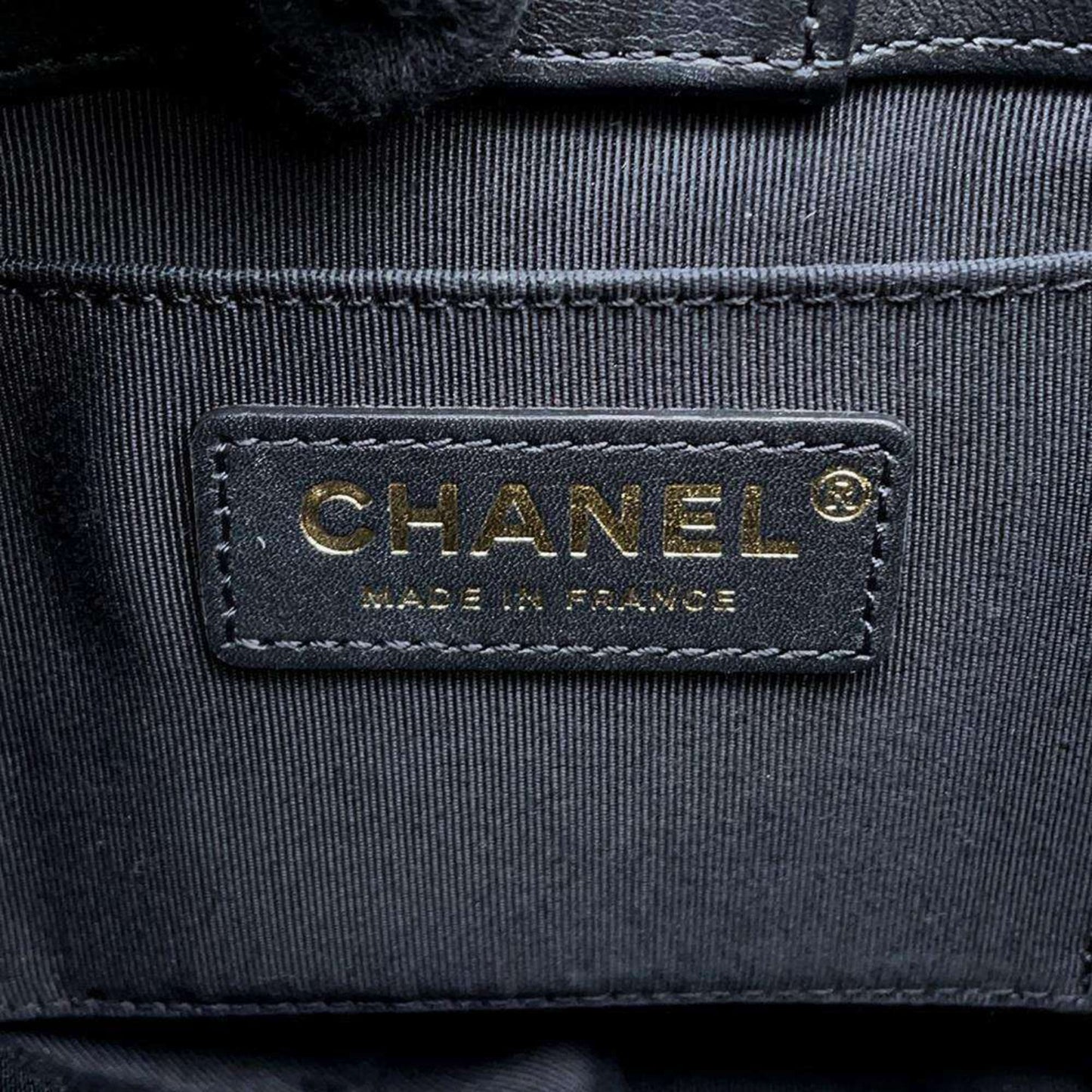 Chanel Sac Boy en cuir noir