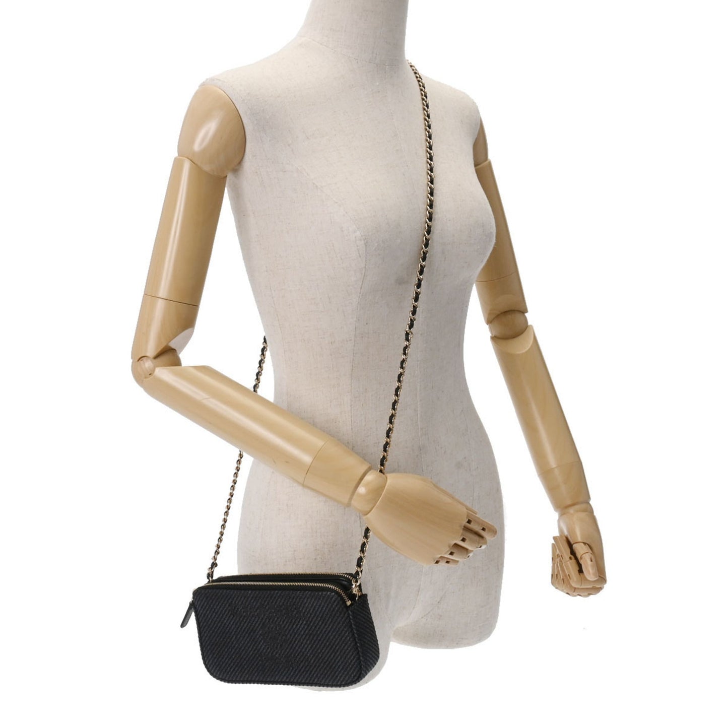 Chanel Sac Deauville en nylon noir