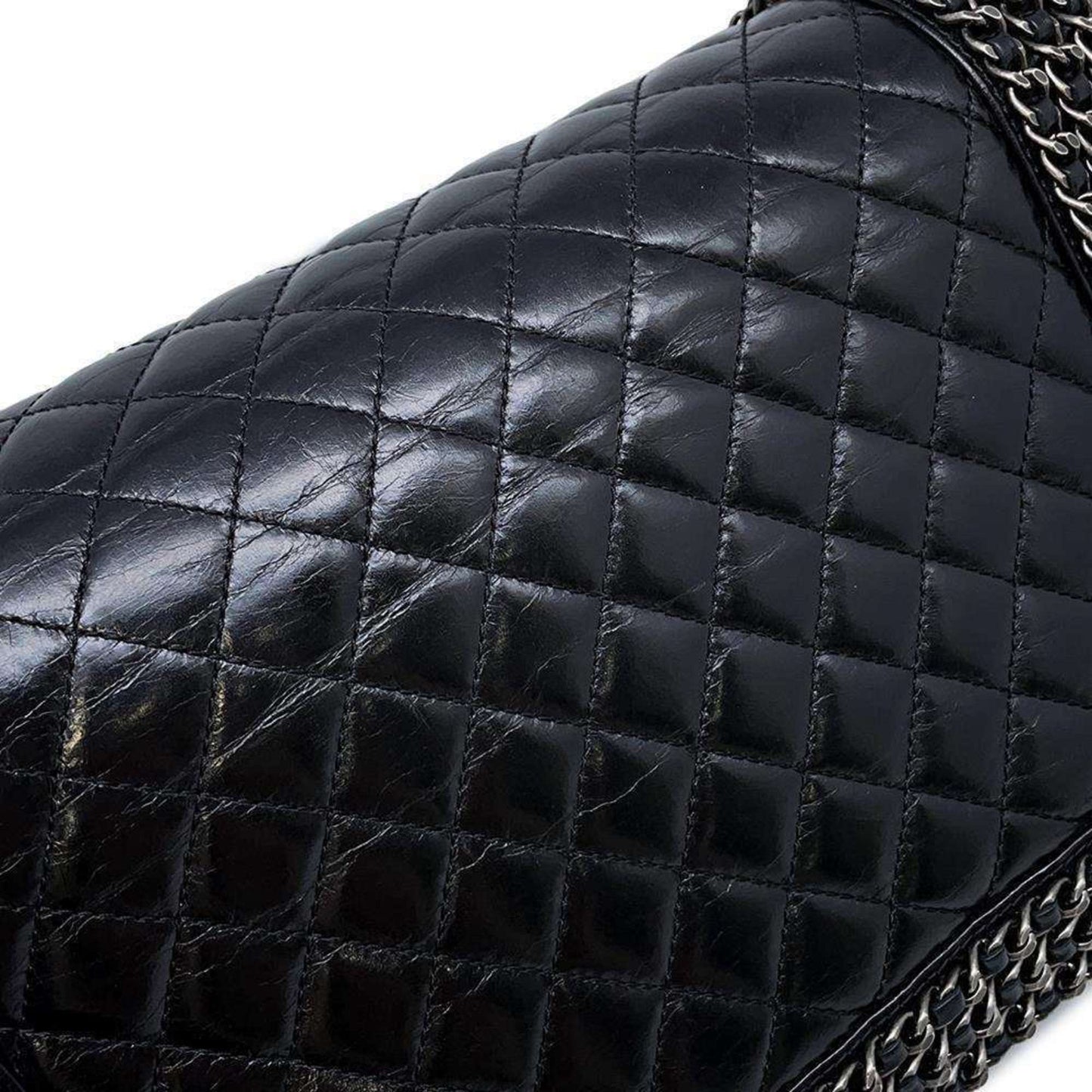Chanel Sac Boy en cuir noir