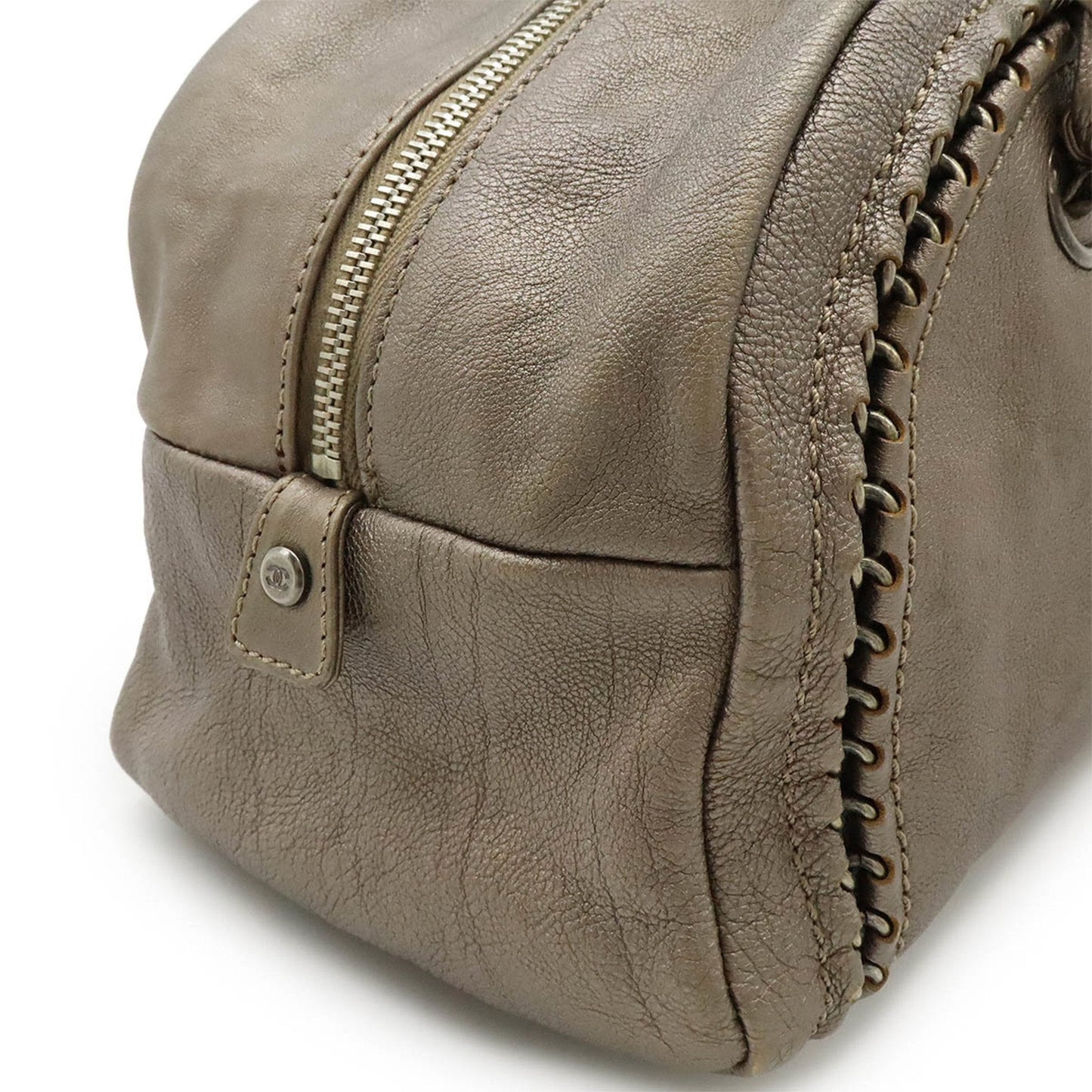 Chanel Sac Luxury Line en cuir dor