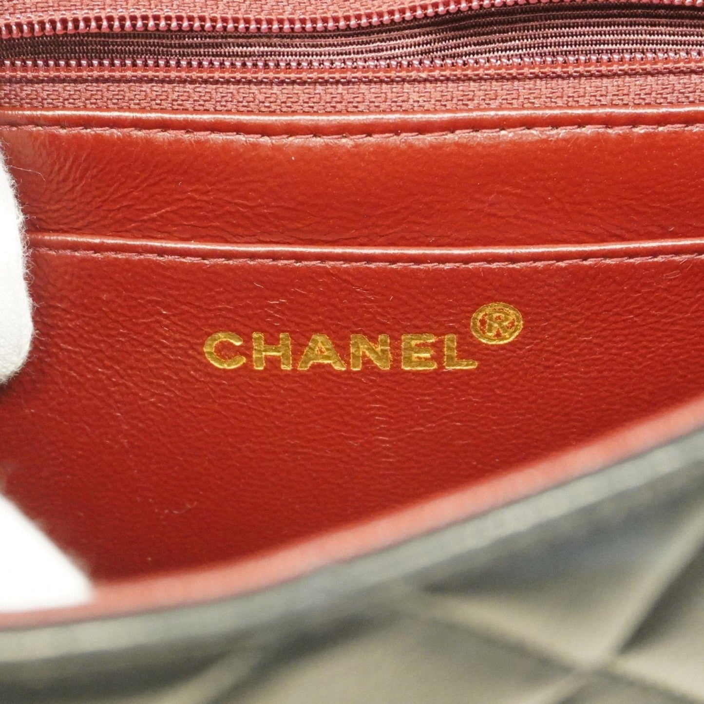 Chanel Sac Diana en cuir noir