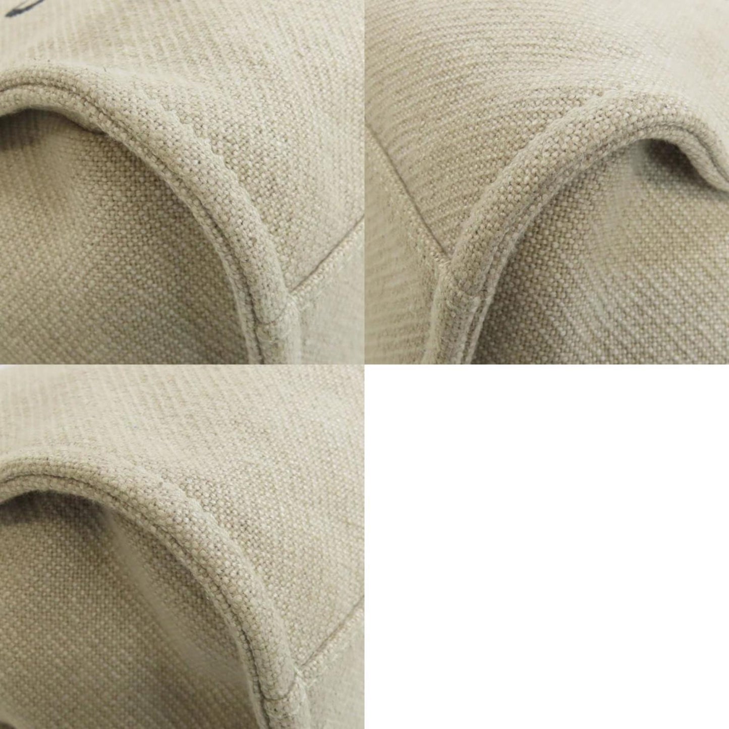 Chanel Sac Deauville en toile beige
