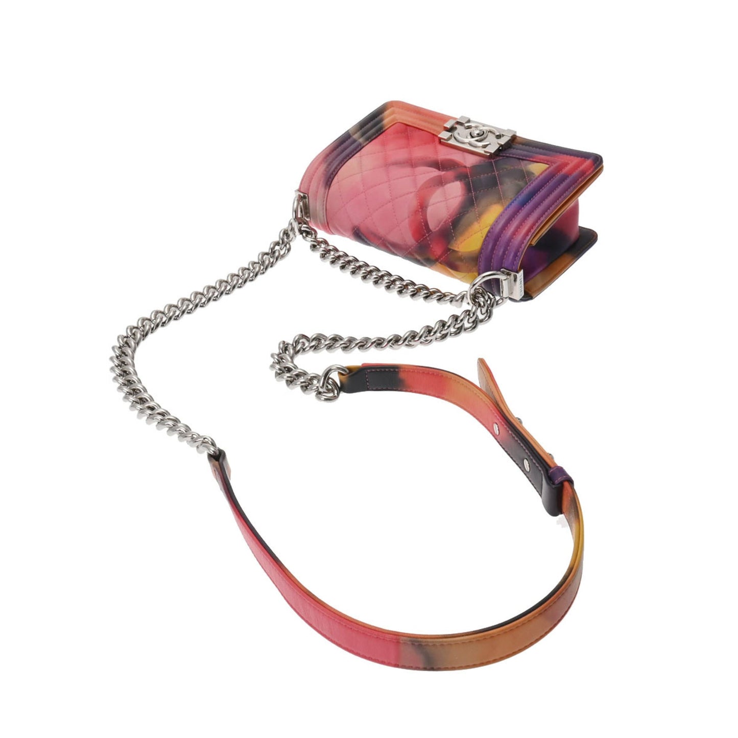 Chanel Sac Boy en cuir marble