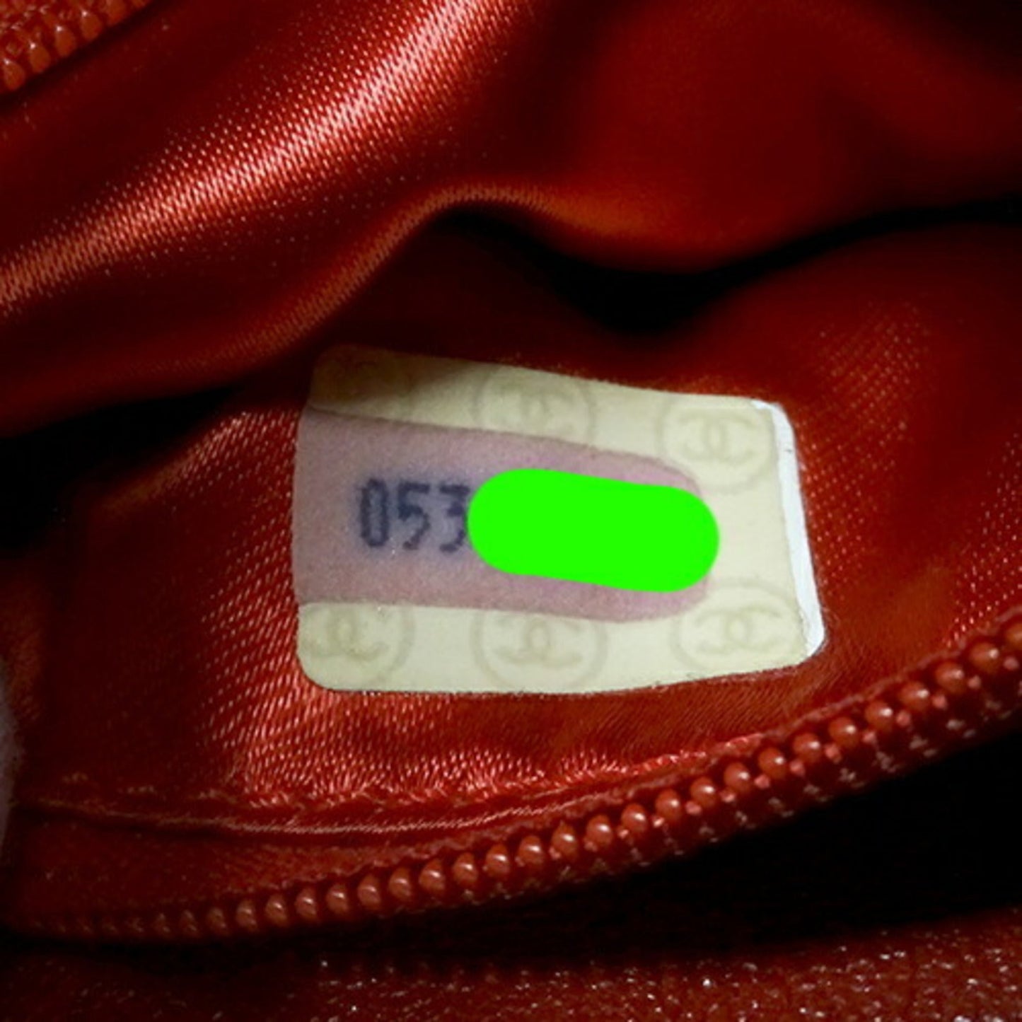 Chanel Sac Bucket en cuir rouge