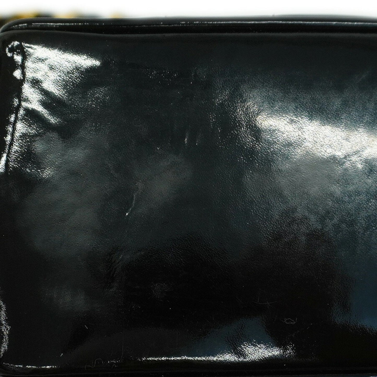 Chanel Sac Mademoiselle en cuir verni noir