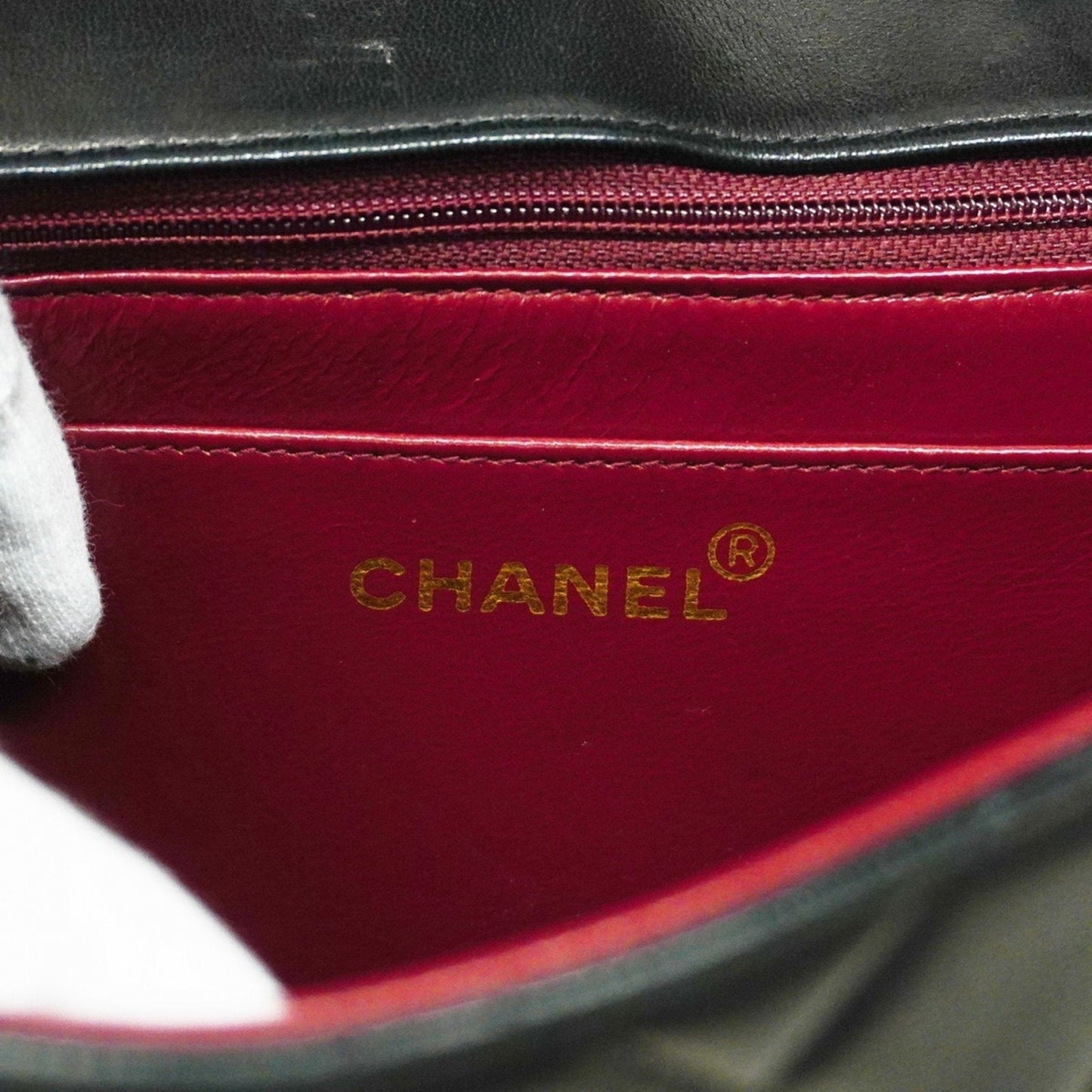 Chanel Sac Diana en cuir noir