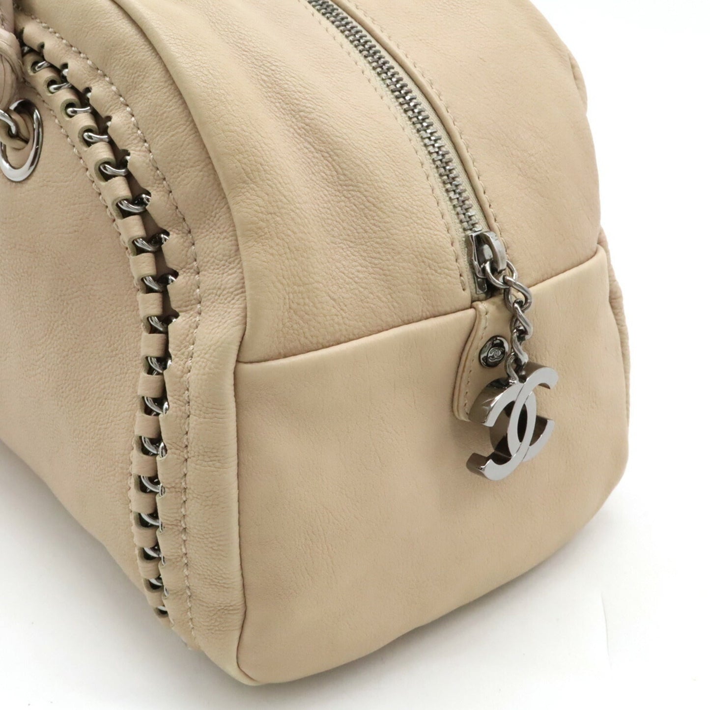 Chanel Sac Luxury Line en cuir beige