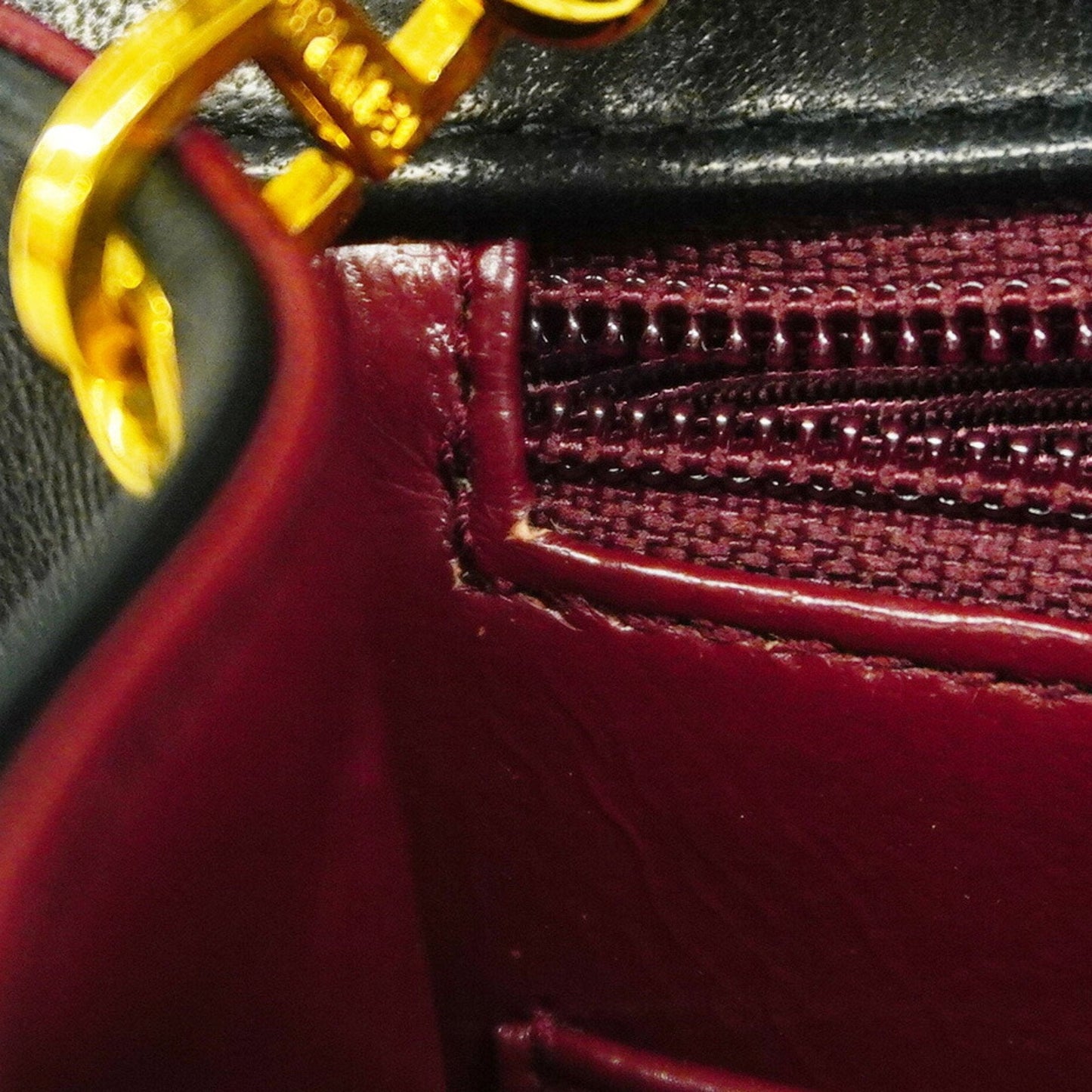 Chanel Sac Diana en cuir noir