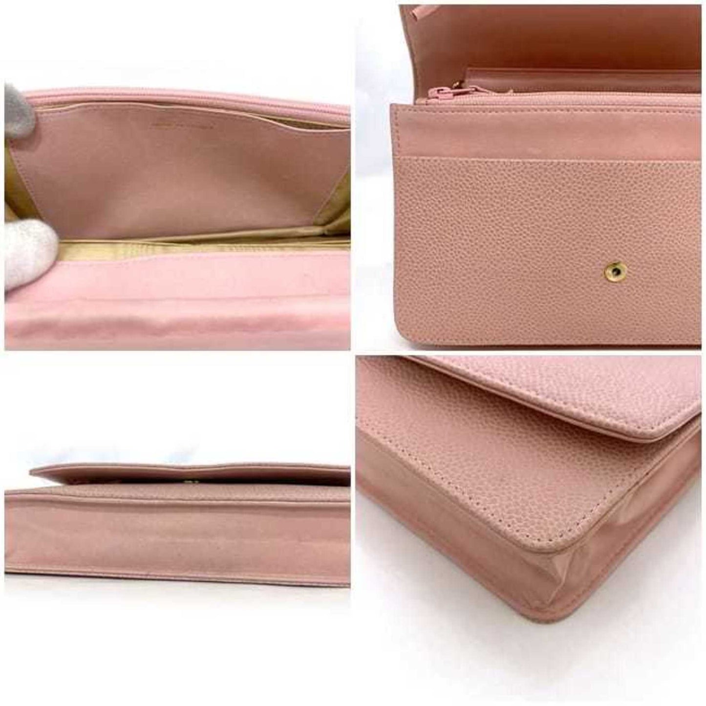 Chanel Sac Flap en cuir caviar rose