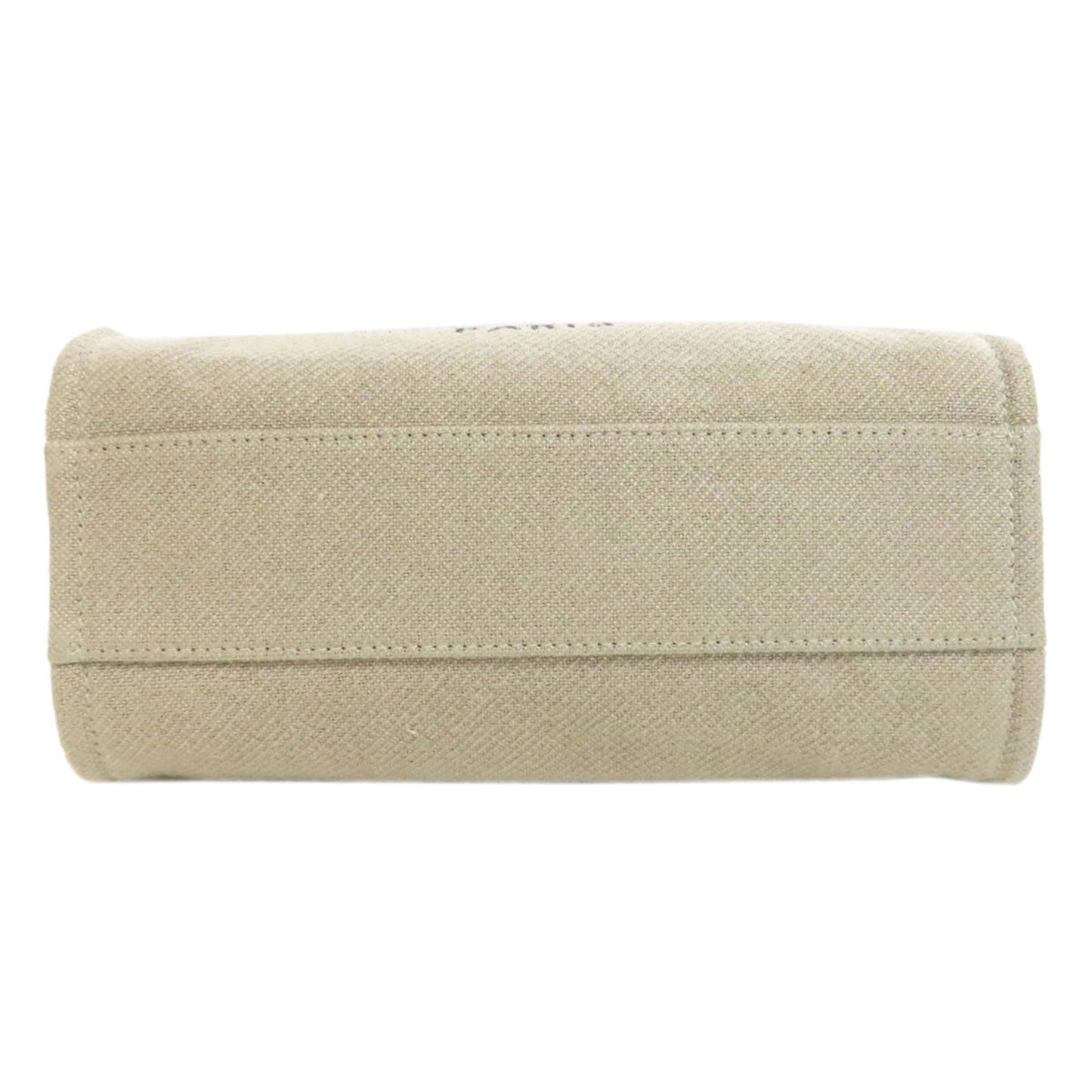 Chanel Sac Deauville en toile beige