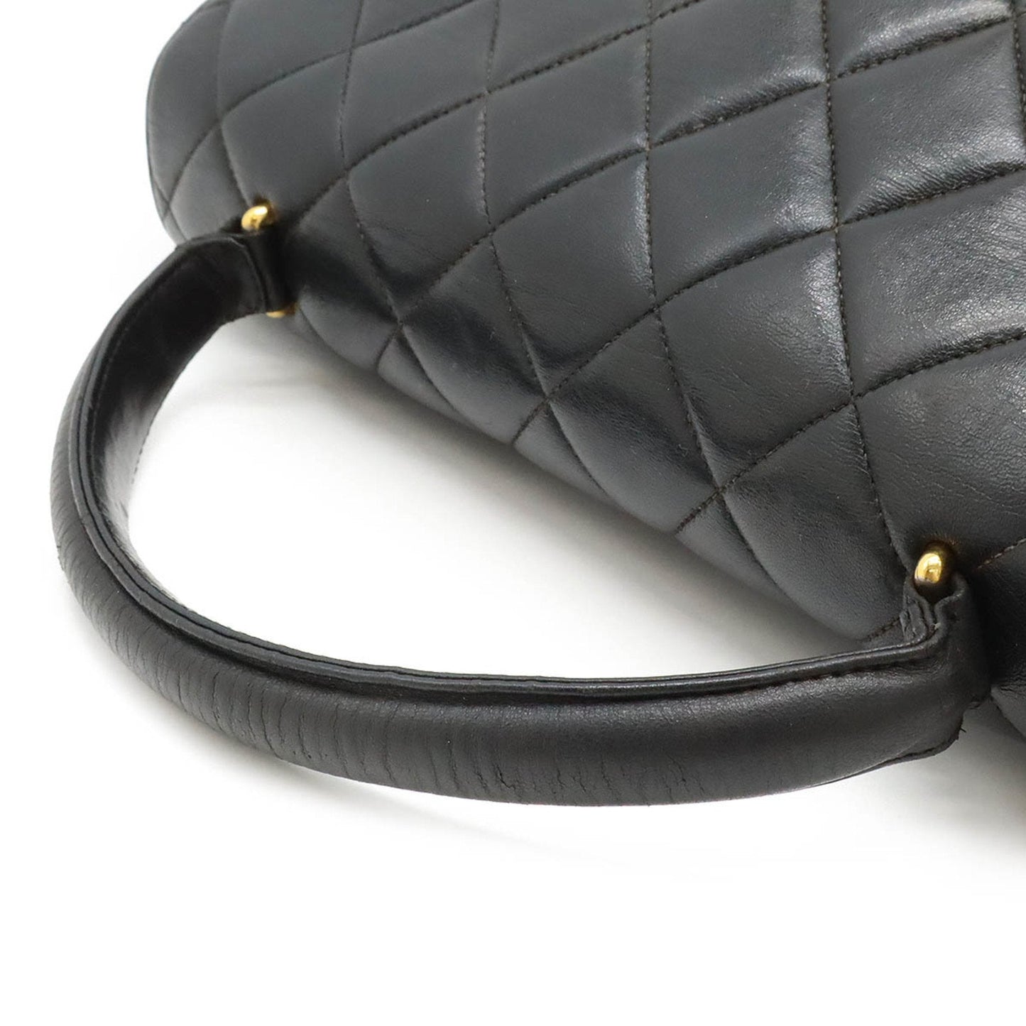 Chanel Sac Flap en cuir noir