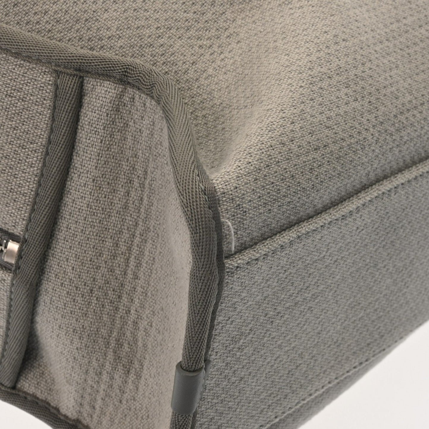 Chanel Sac Deauville en toile gris