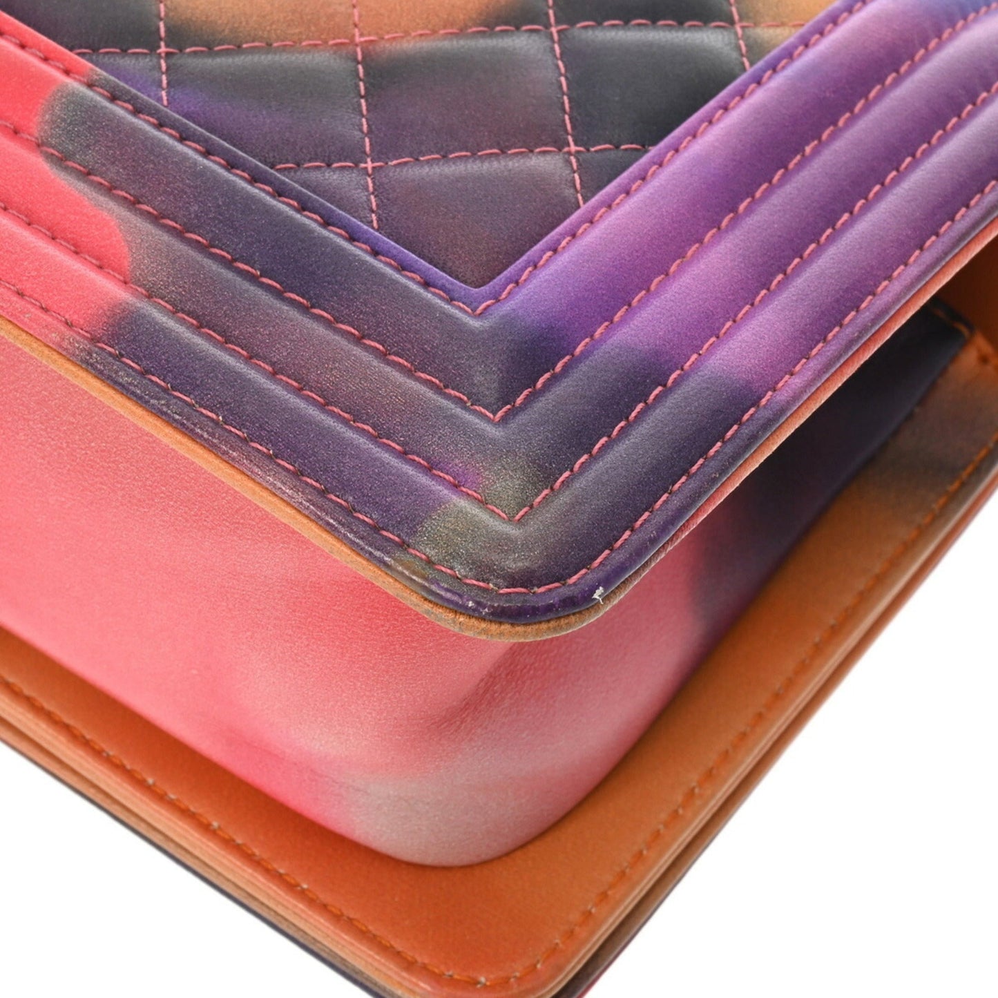 Chanel Sac Boy en cuir marble
