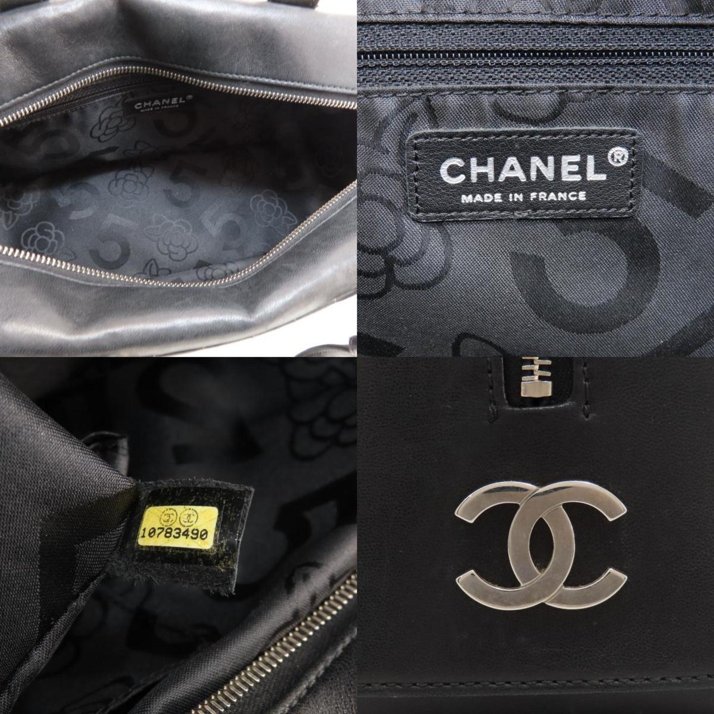 Chanel Sac Mademoiselle en cuir noir