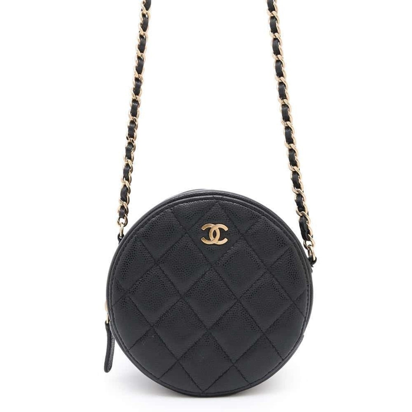 Chanel Sac Classic en cuir caviar noir