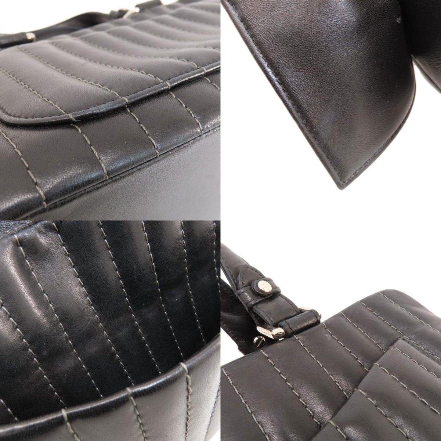 Chanel Sac Mademoiselle en cuir noir