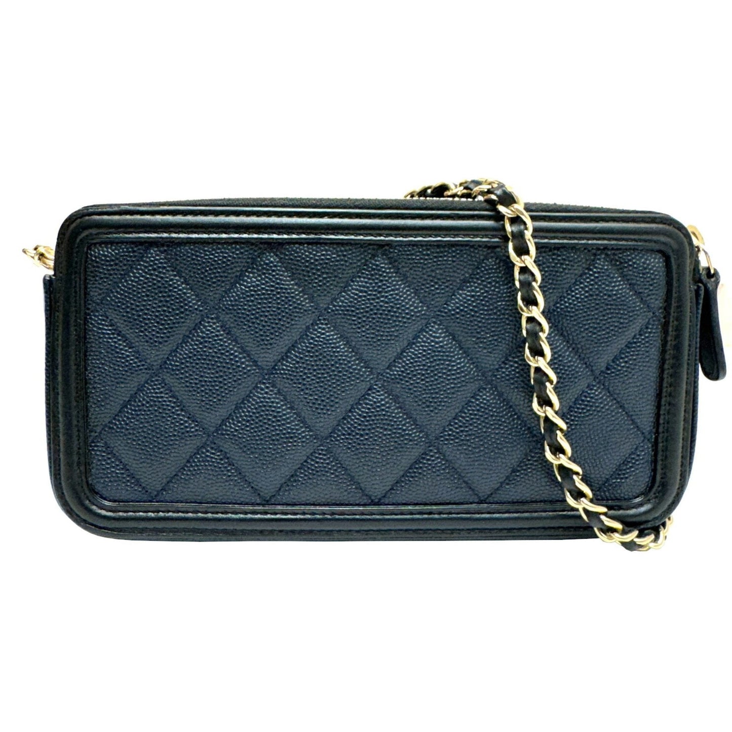 Chanel Sac Filigree en cuir caviar noir