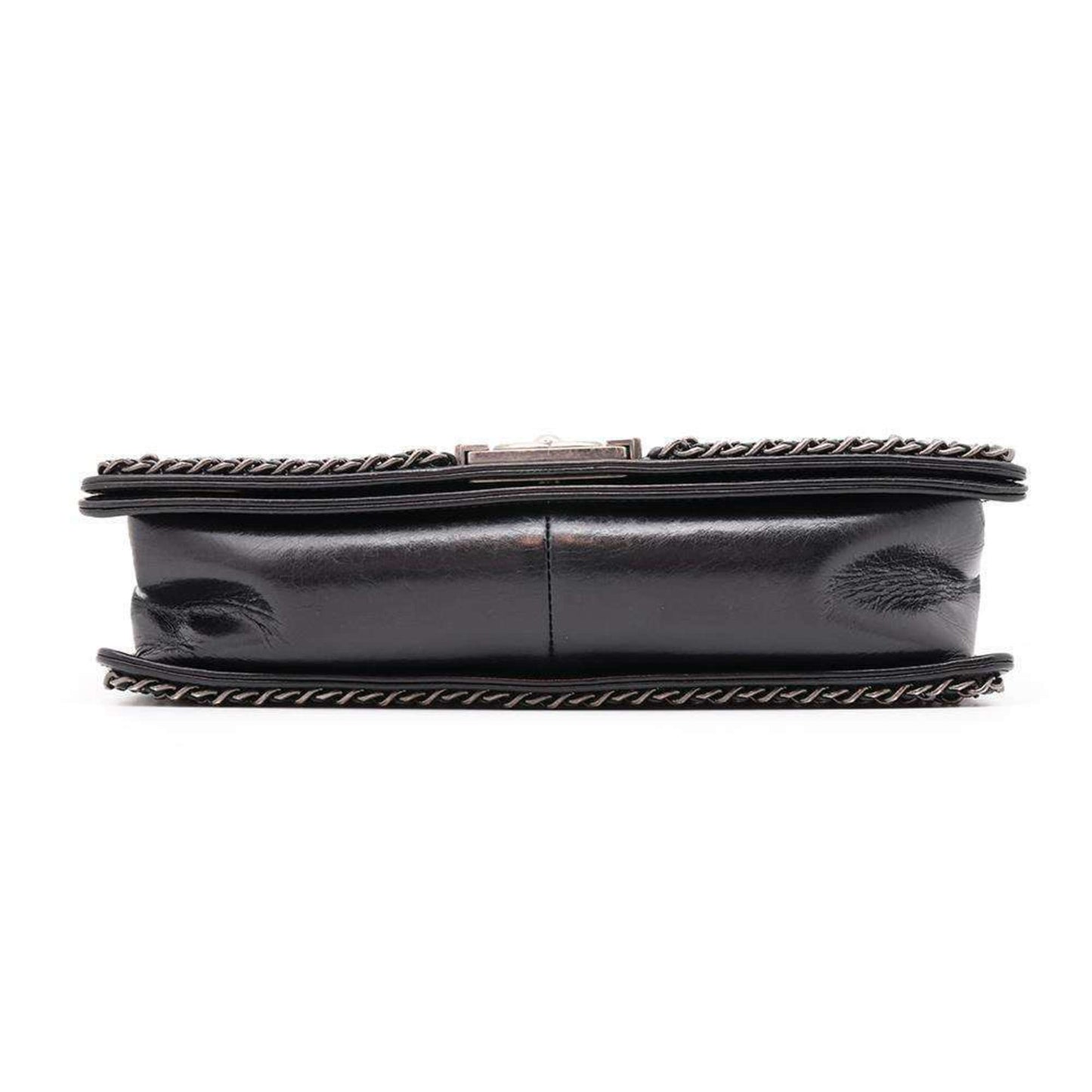Chanel Sac Boy en cuir noir