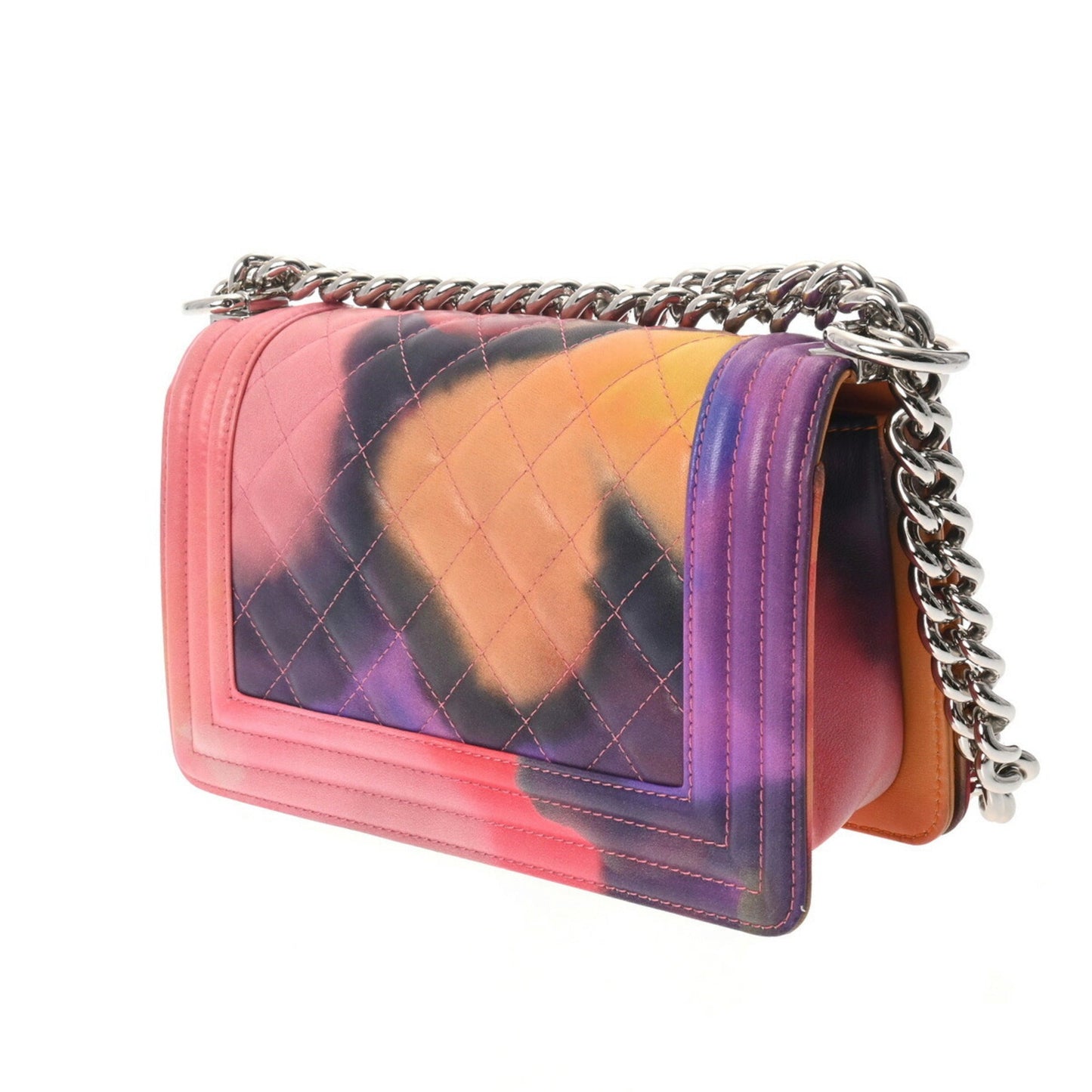 Chanel Sac Boy en cuir marble