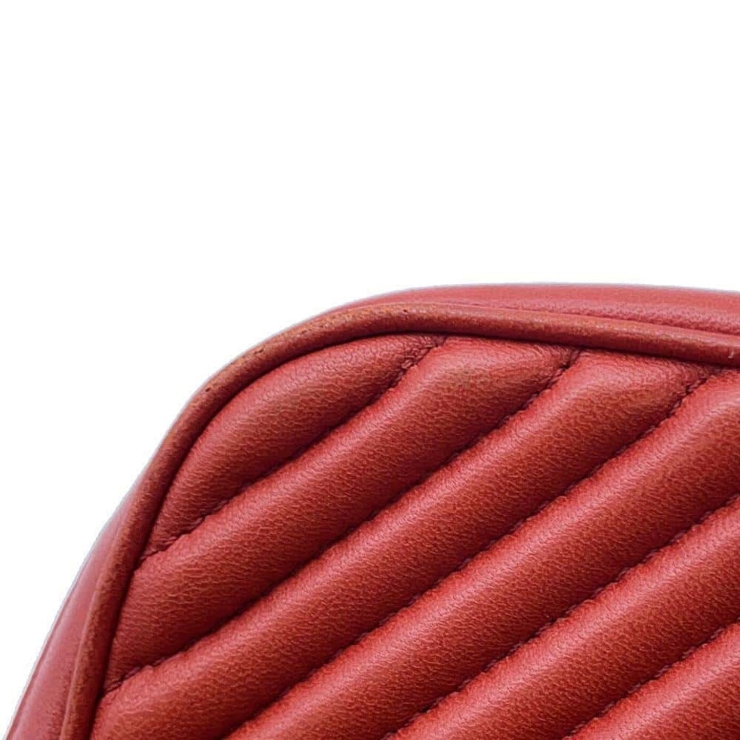 Chanel Sac Boy en cuir rouge