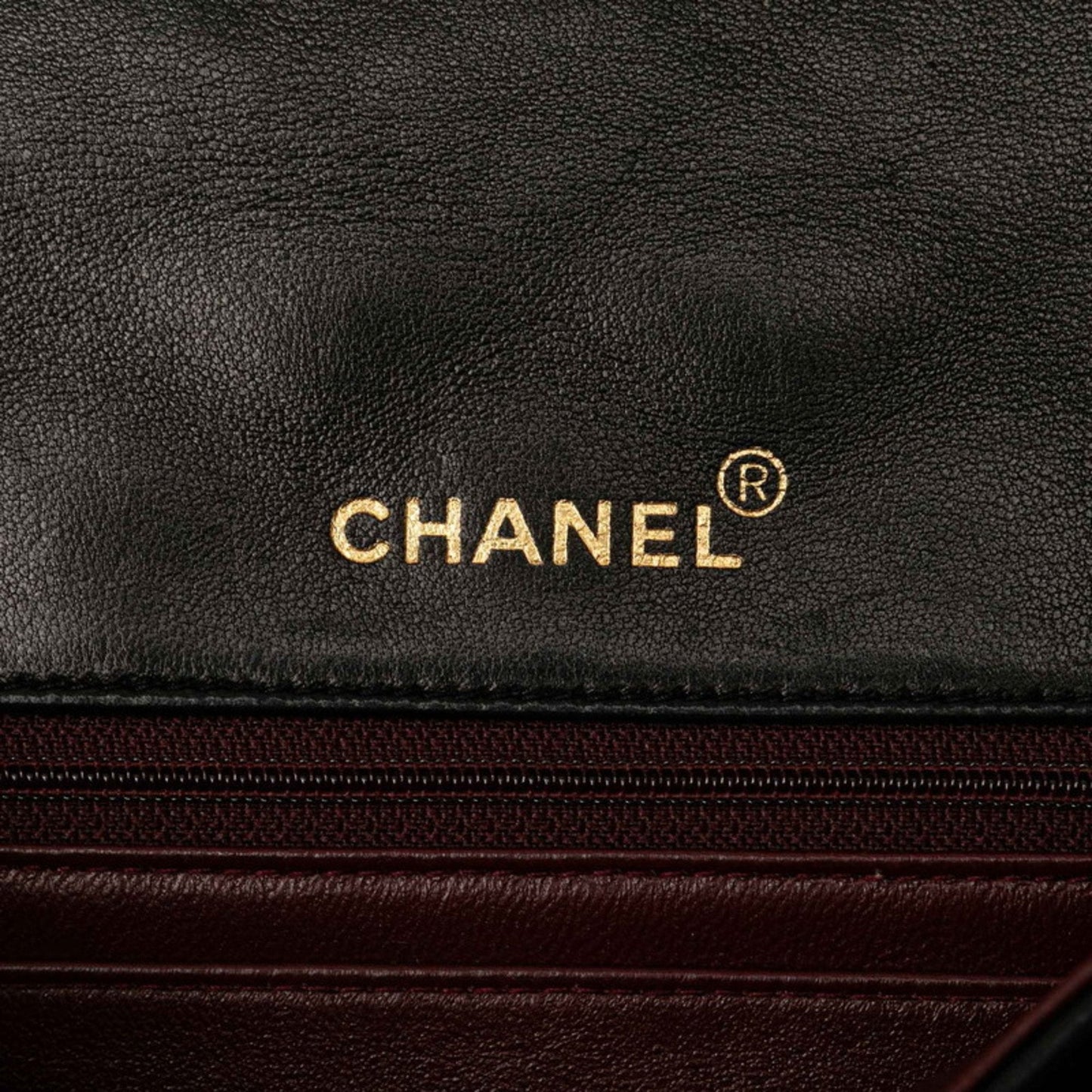 Chanel Sac Diana en cuir noir