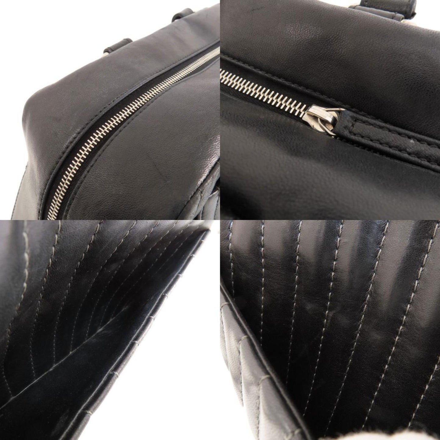 Chanel Sac Mademoiselle en cuir noir