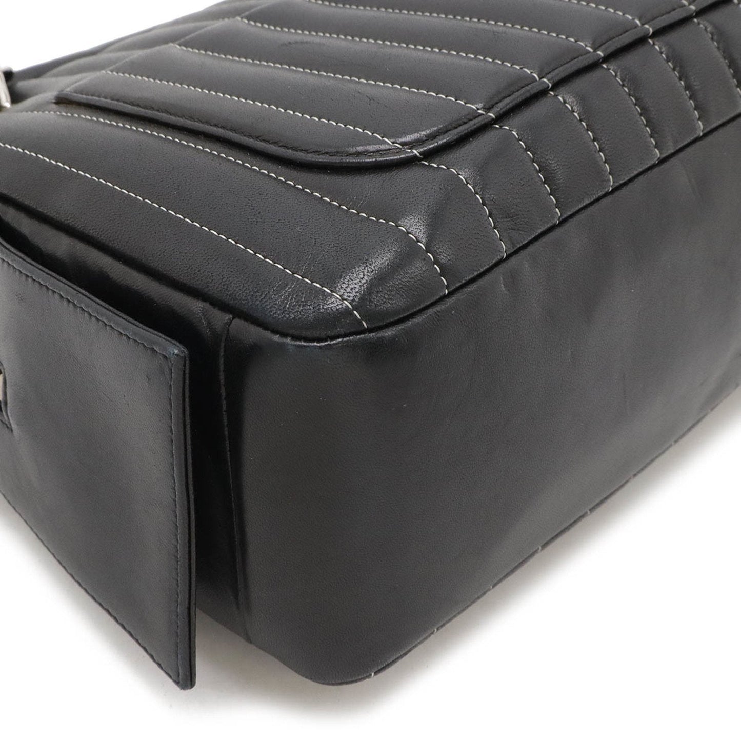 Chanel Sac Mademoiselle en cuir noir