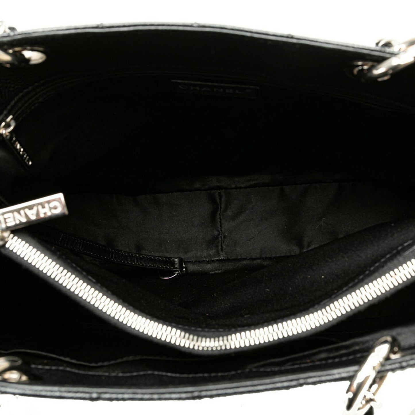 Chanel Sac GST en cuir caviar noir