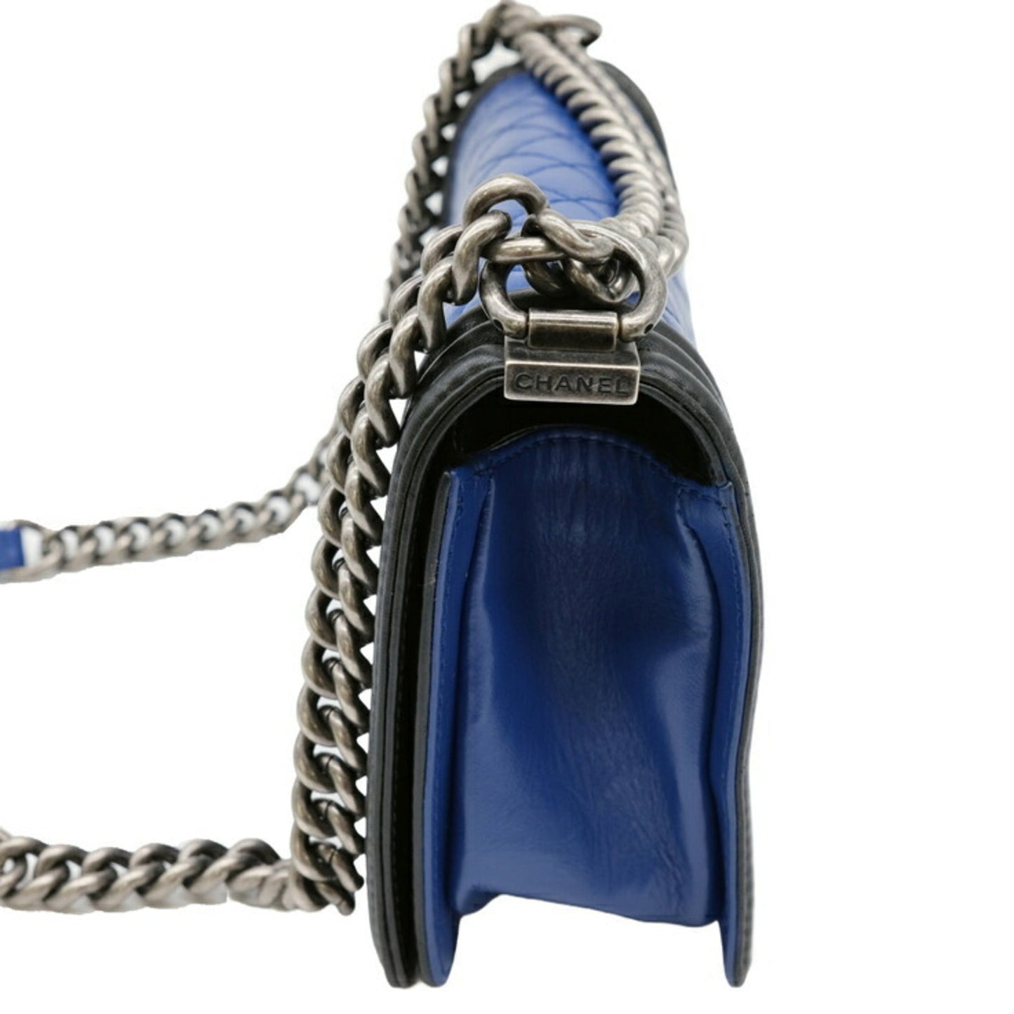 Chanel Sac Boy en cuir noir