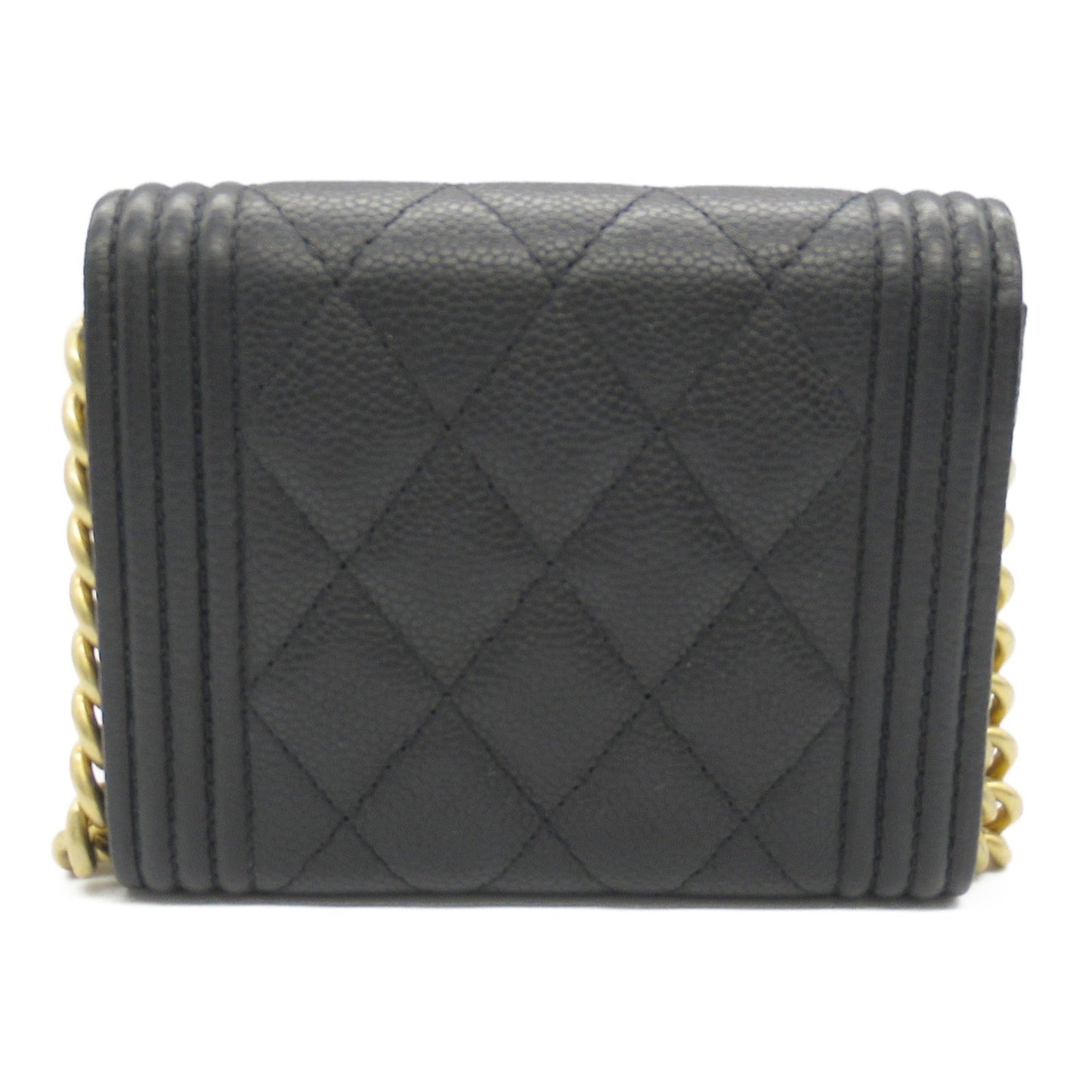 Chanel Sac Boy en cuir noir