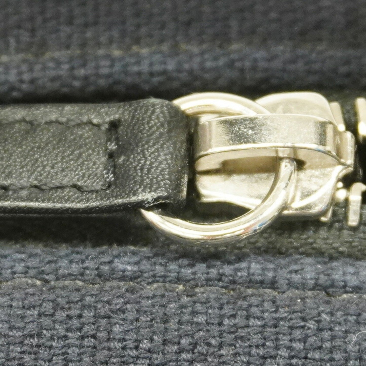 Chanel Sac Deauville en toile noir