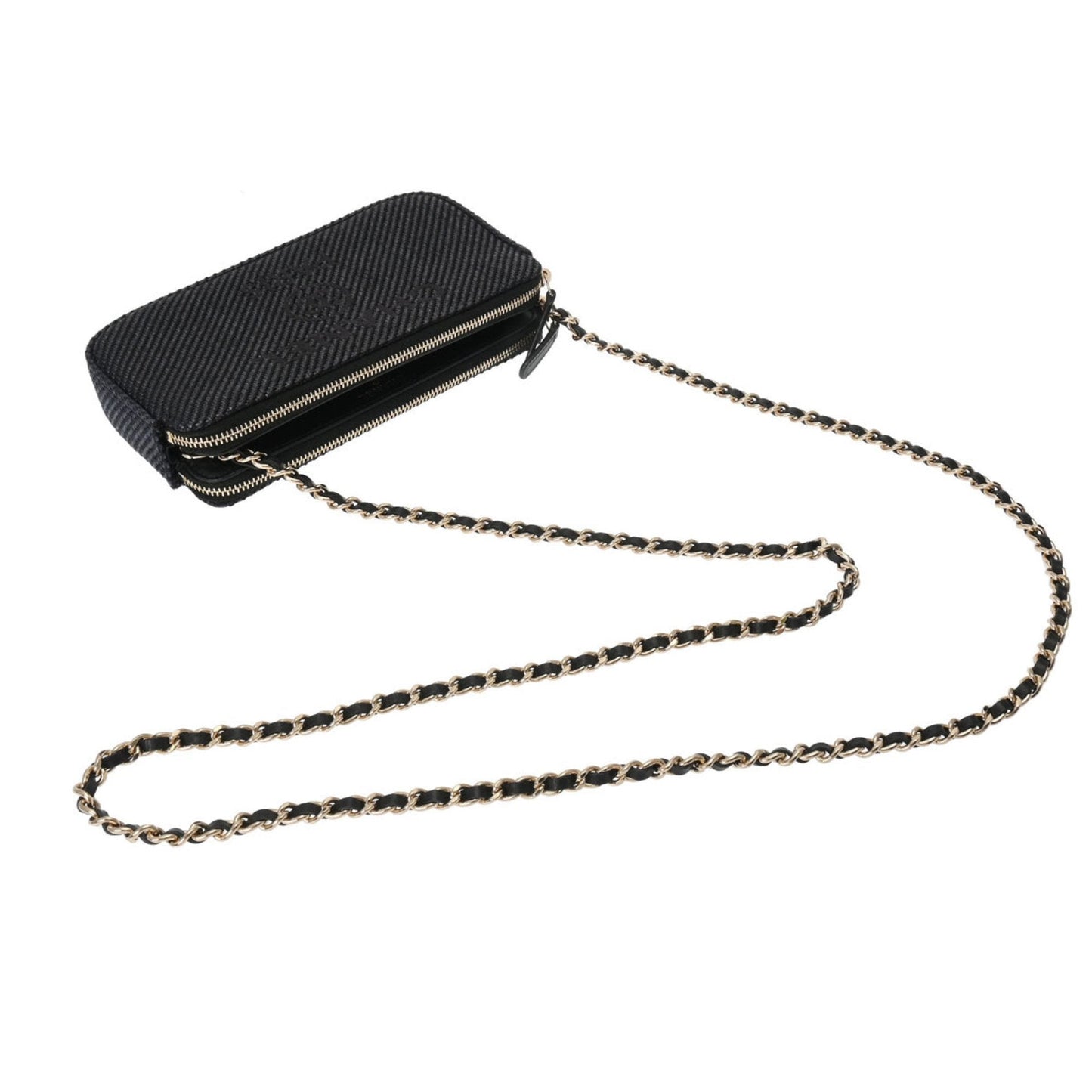 Chanel Sac Deauville en nylon noir