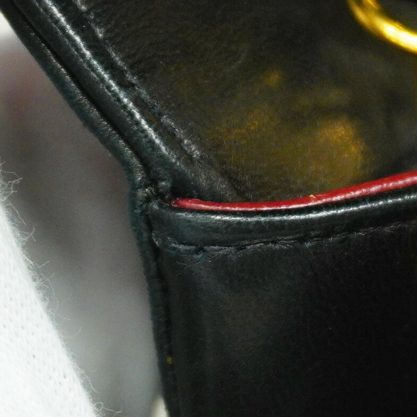 Chanel Sac Diana en cuir noir