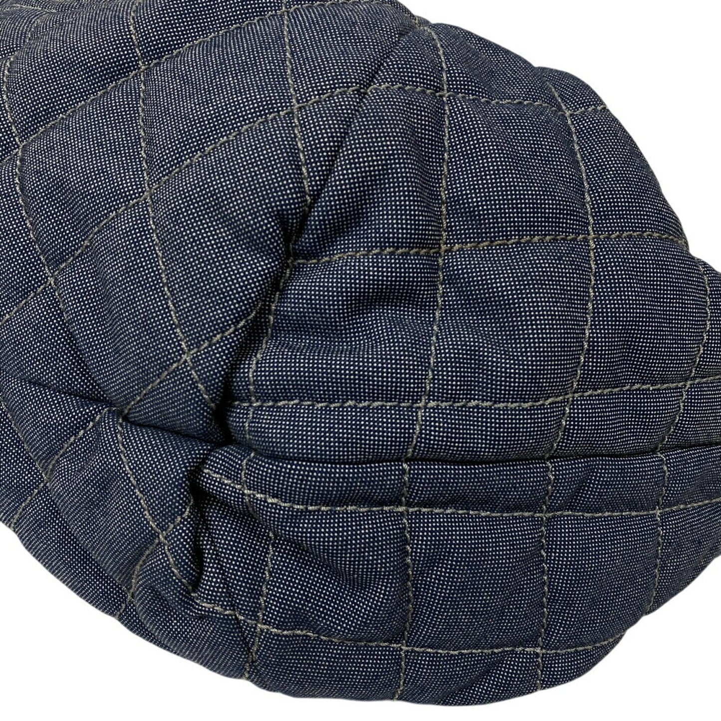 Chanel Sac Cabas en toile bleu