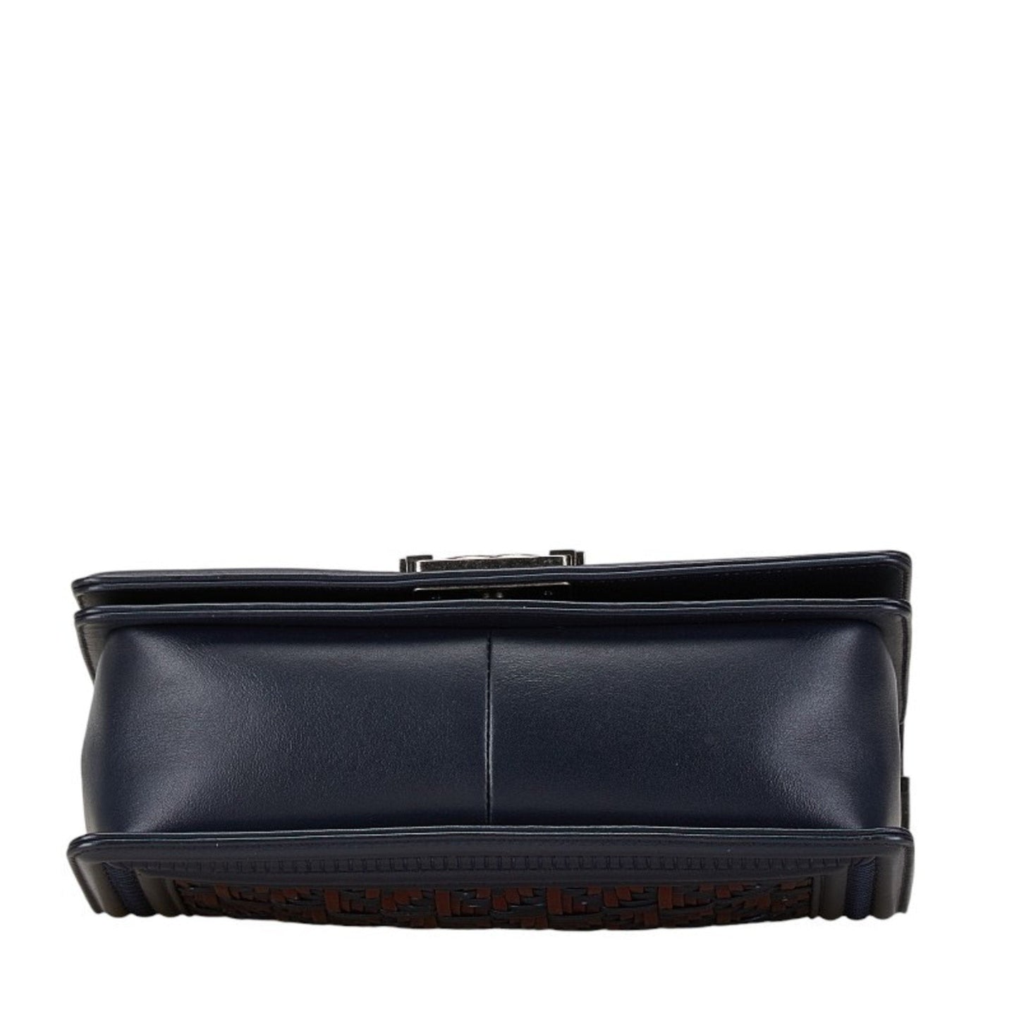 Chanel Sac Boy en cuir bleu