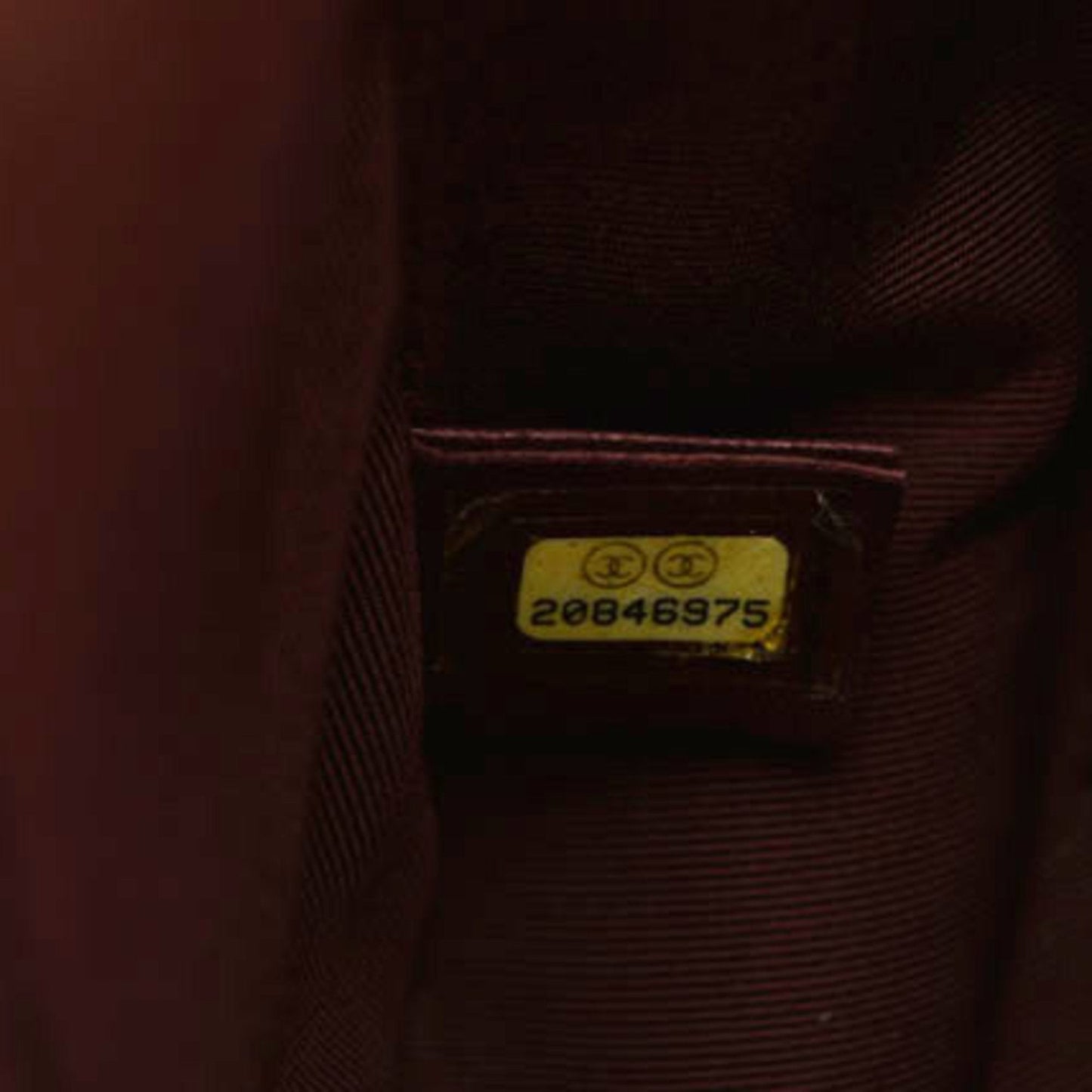 Chanel Sac Boy en cuir jaune
