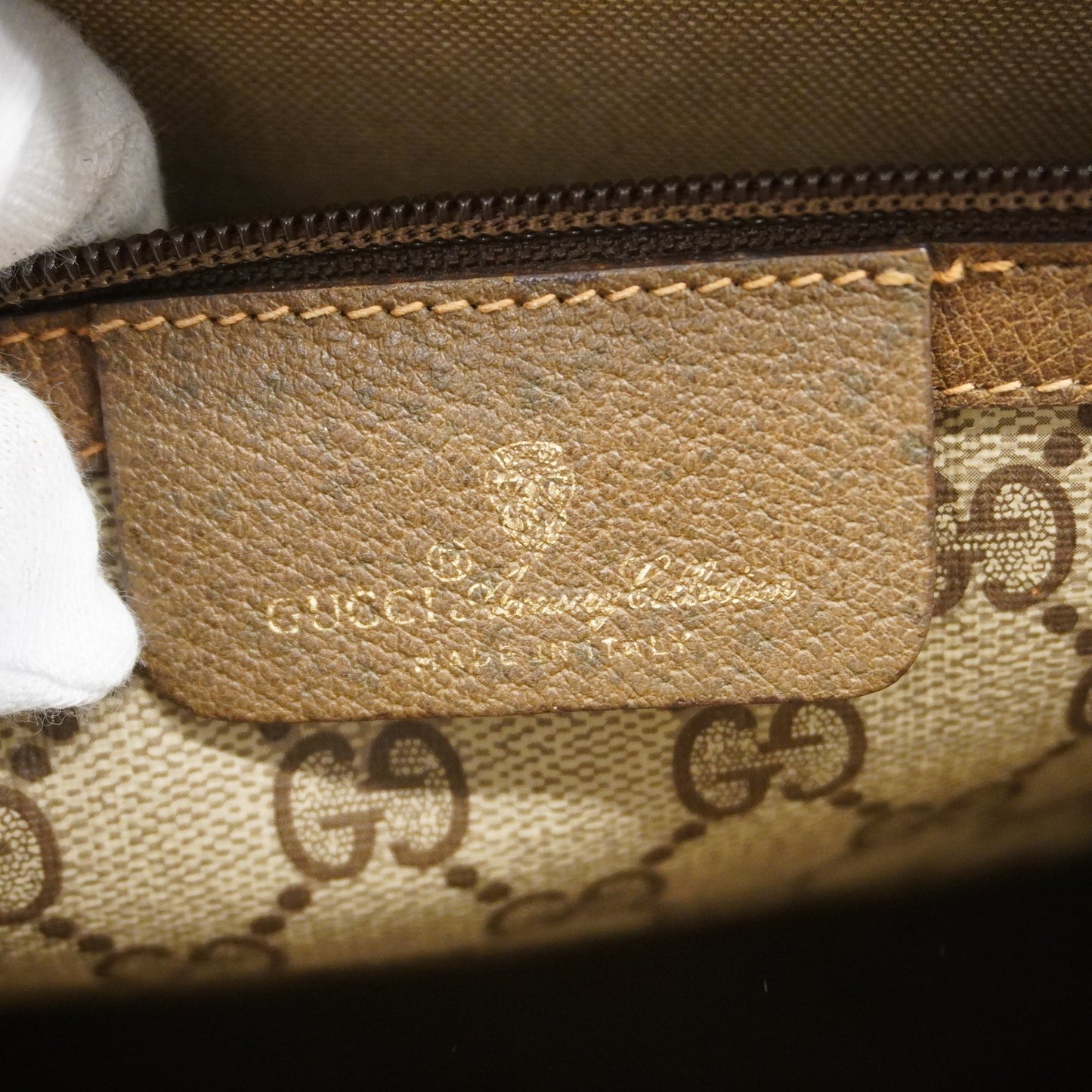 GUCCI GG Supreme 92 02 998 Women's Tote Bag Beige,Brown