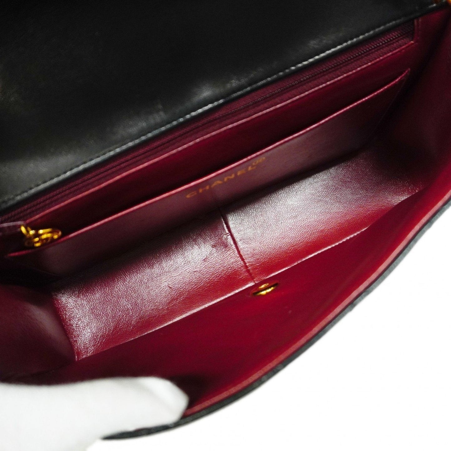 Chanel Sac Diana en cuir noir