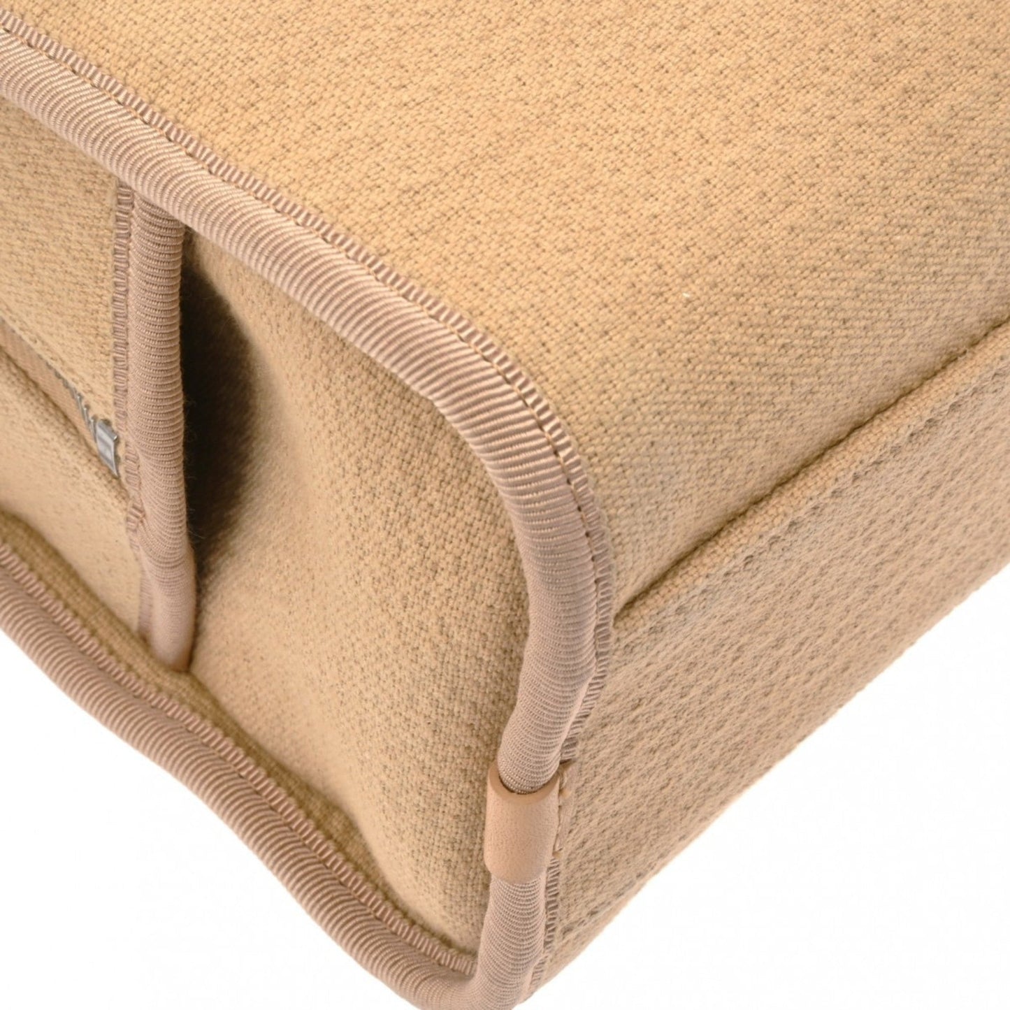 Chanel Sac Deauville en toile beige
