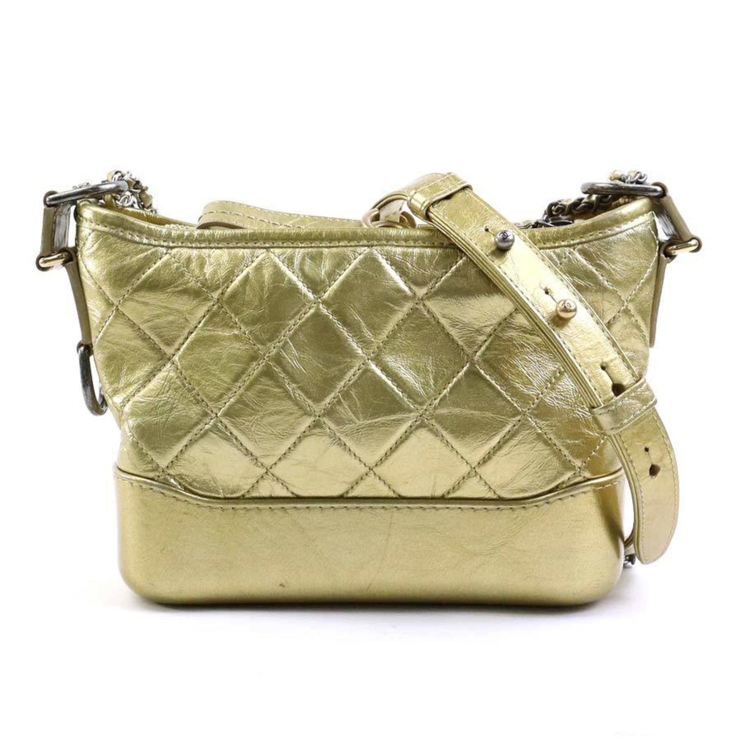 Chanel Sac Gabrielle en cuir dor