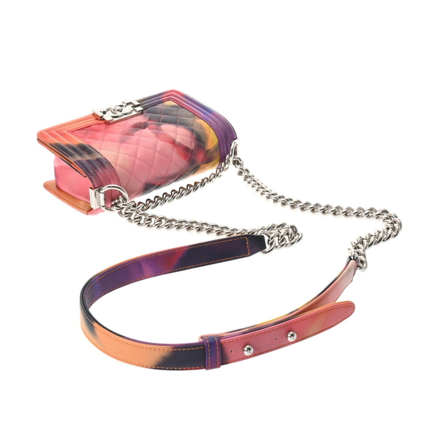 Chanel Sac Boy en cuir marble