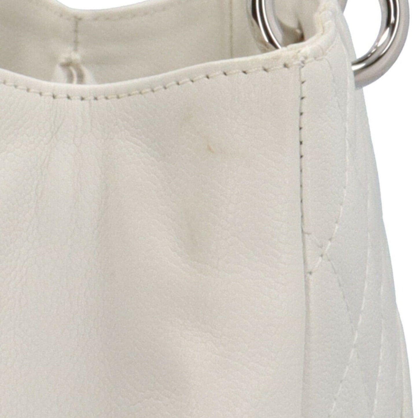 Chanel Sac GST en cuir caviar blanc