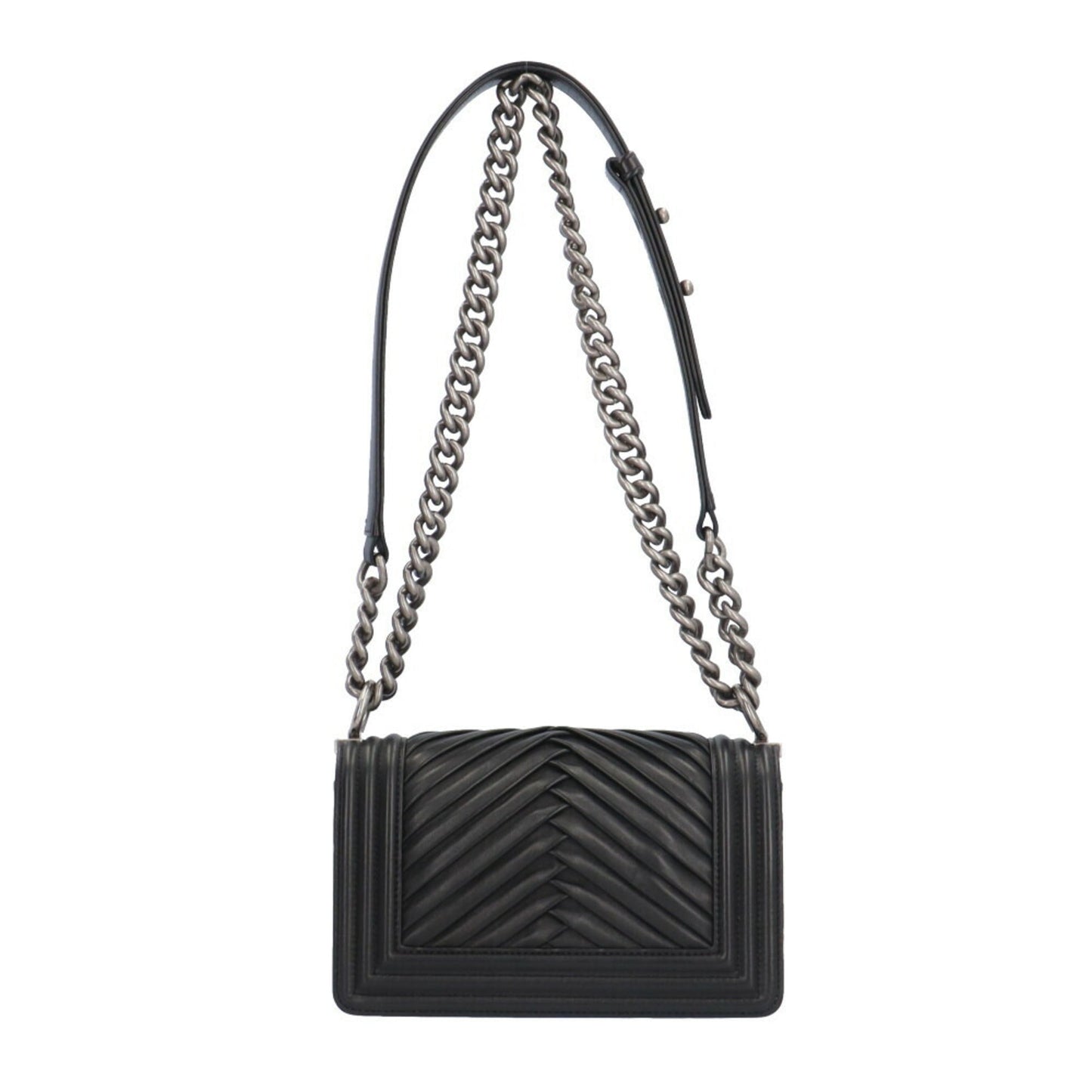 Chanel Sac Boy en cuir noir