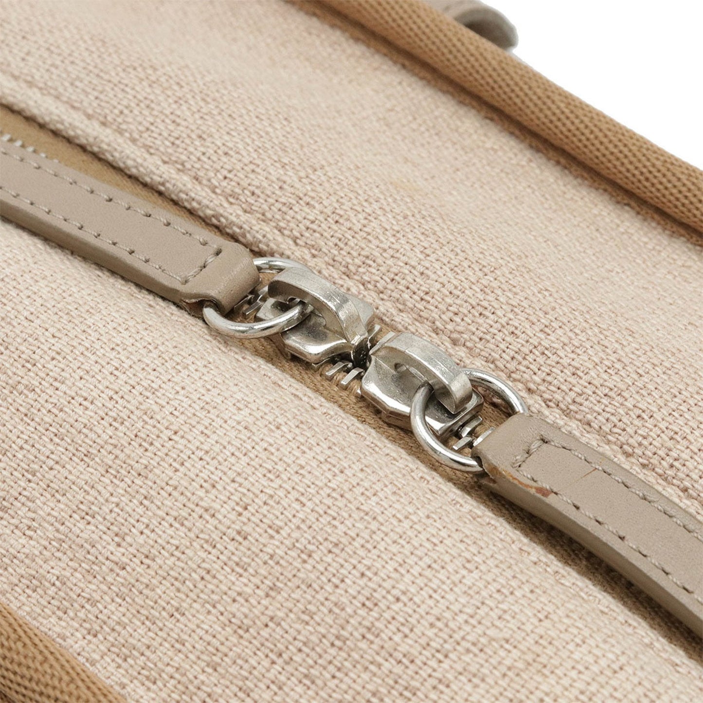 Chanel Sac Deauville en toile beige