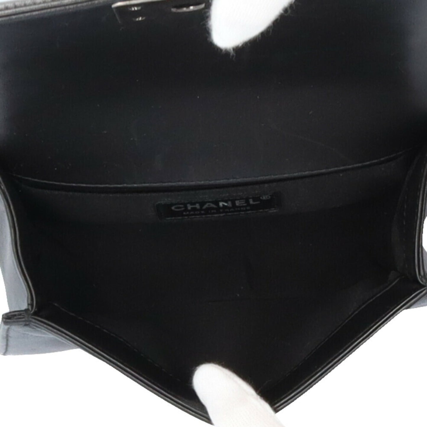 Chanel Sac Boy en cuir noir