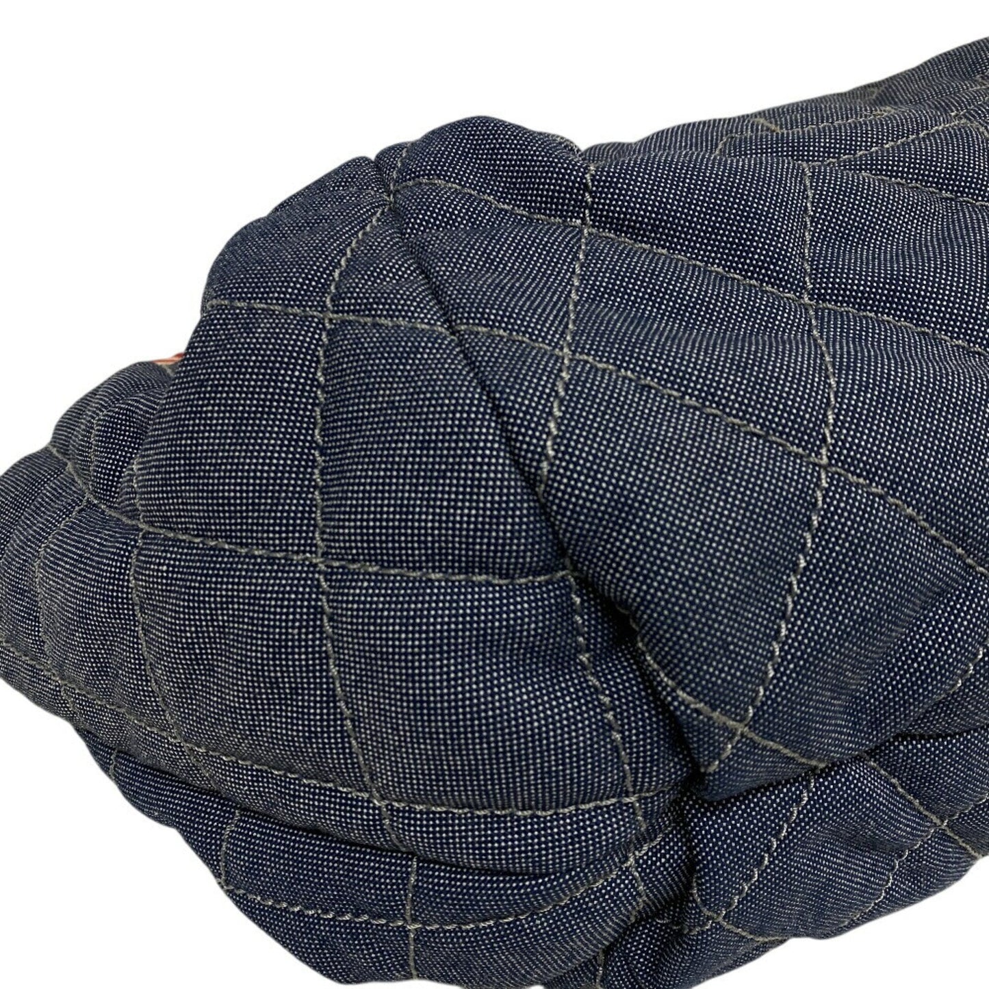 Chanel Sac Cabas en toile bleu
