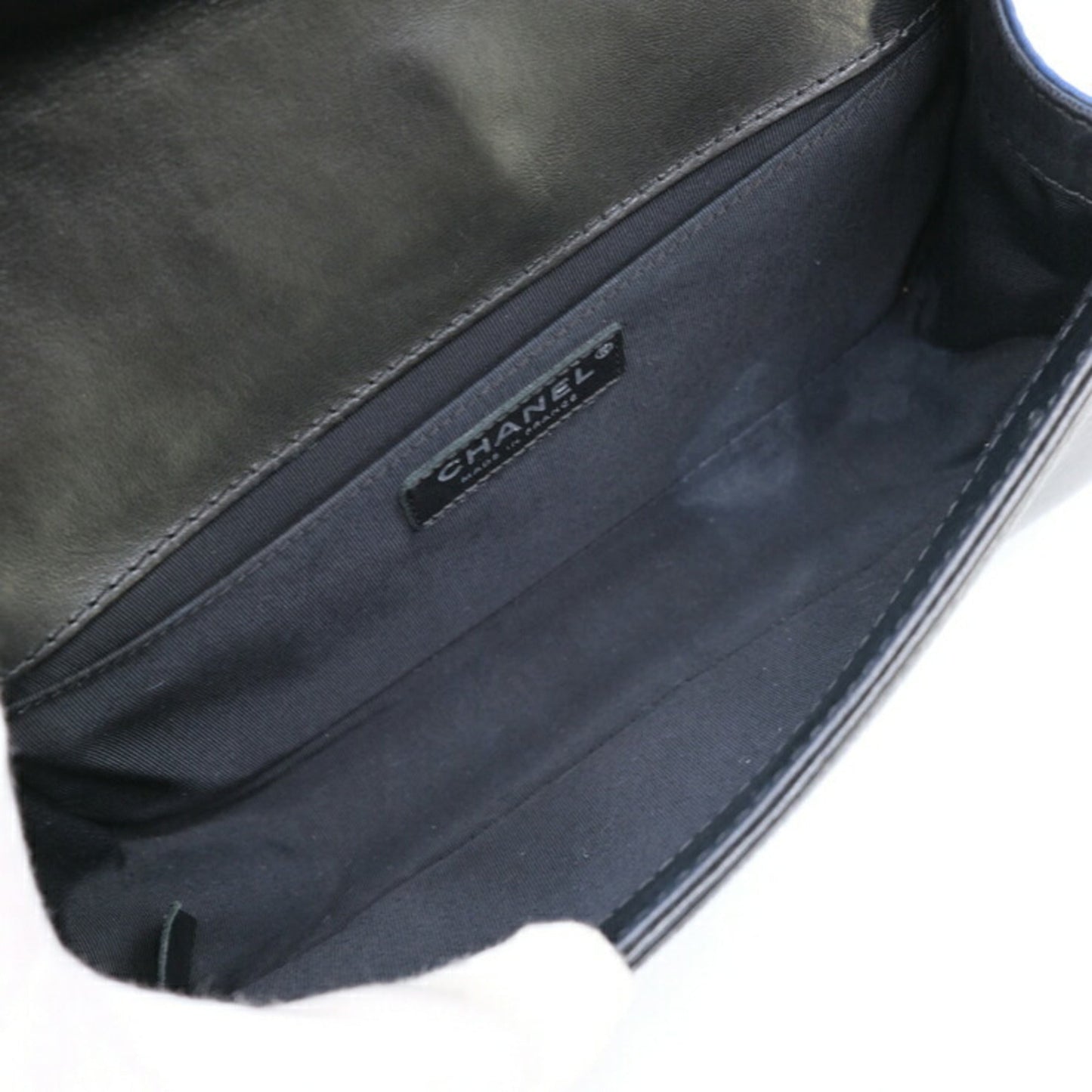 Chanel Sac Boy en cuir noir