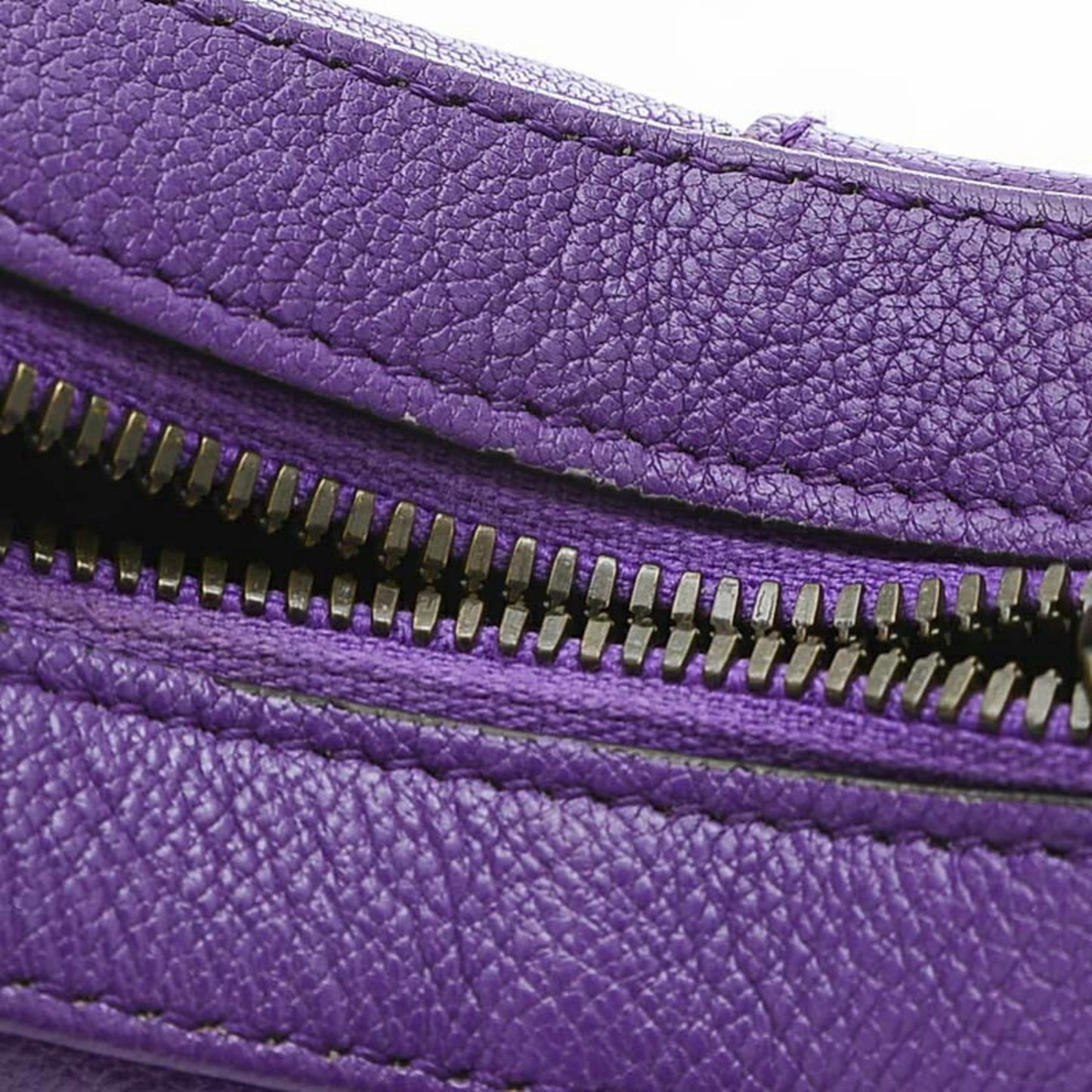 GUCCI Aphrodite Small Shoulder Bag Leather Purple 731817